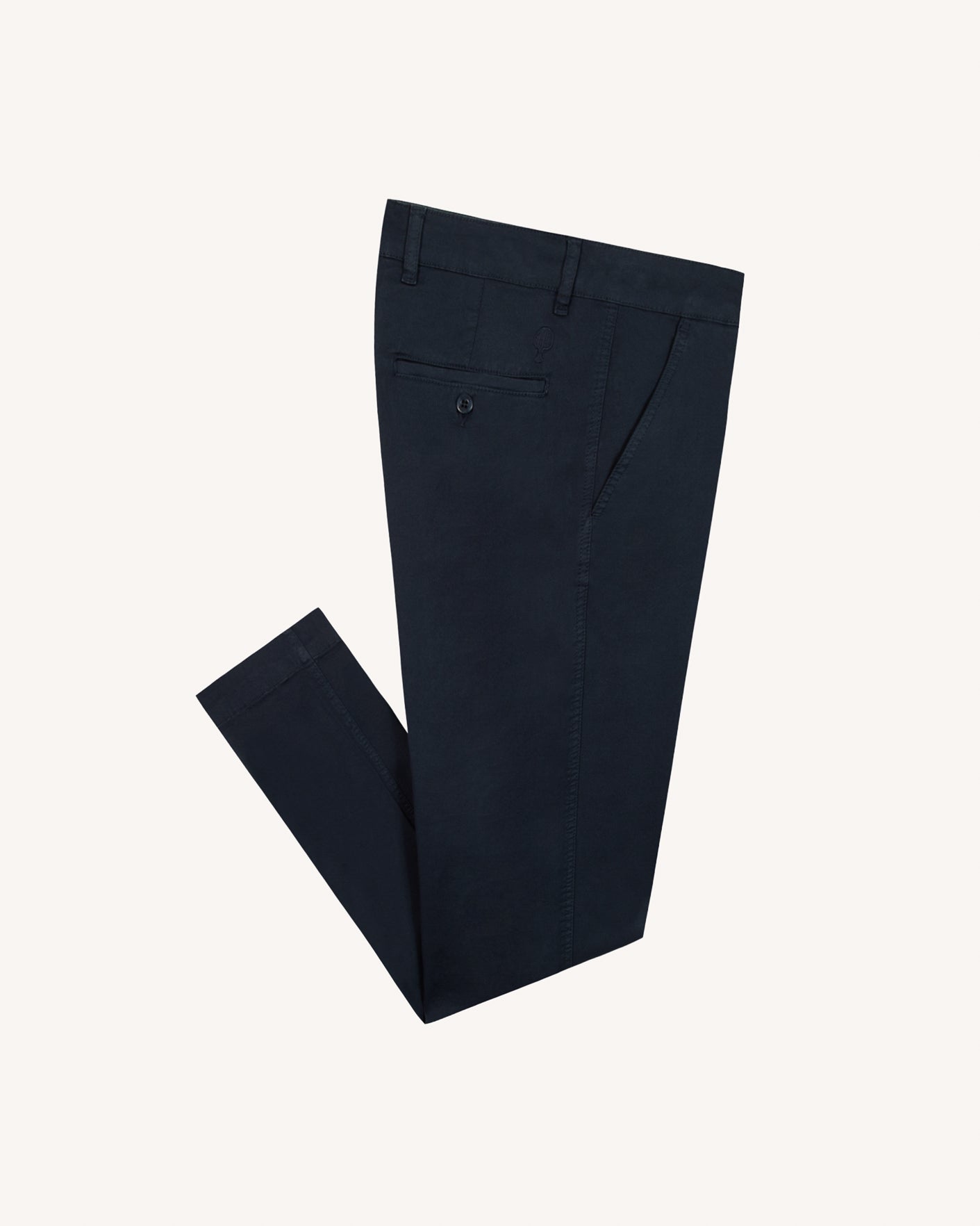 faguo-brix-regular-chino-bleu-marine-coton-stretch image 2