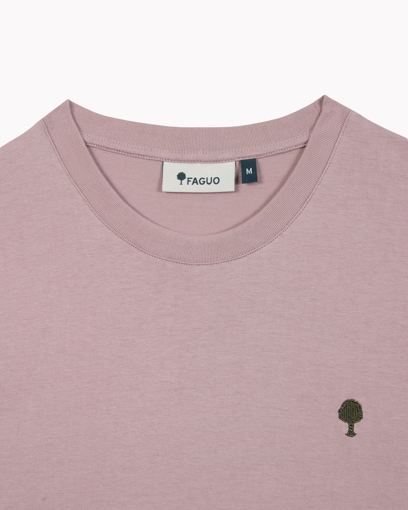 faguo-arcy-t-shirt-mauve-coton-recycl-coupe-droite image 8