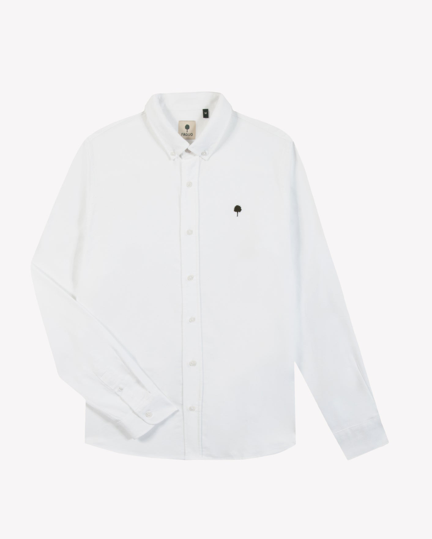 faguo-ivoy-chemise-blanche-homme-oxford-coton image 2