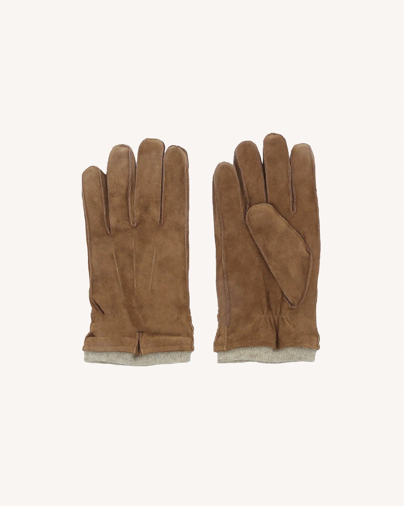 faguo-gloves-gants-cuir-porc-et-laine-camel image 1