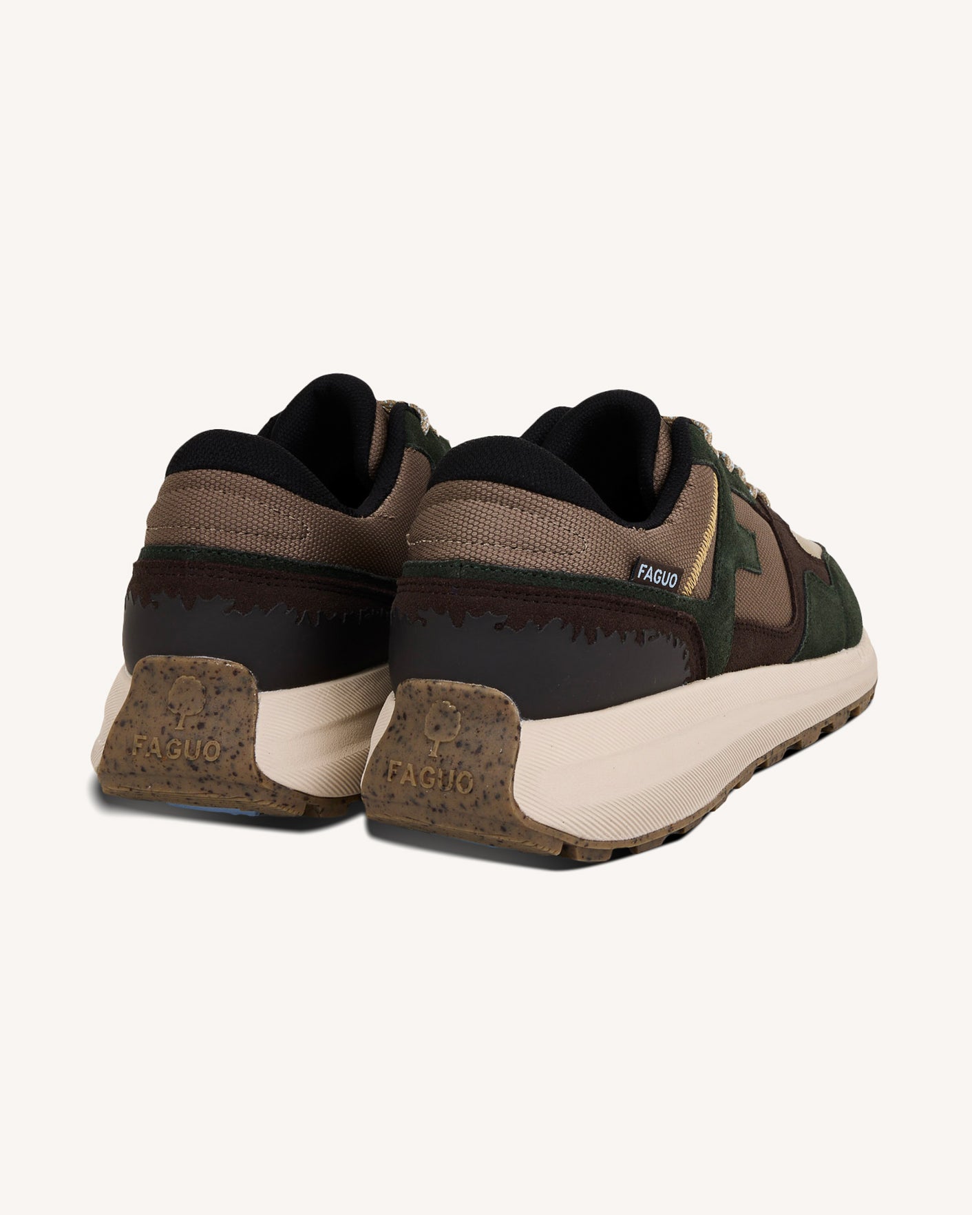 faguo-baskets-limwood-running-vert-fonc-et-taupe image 6