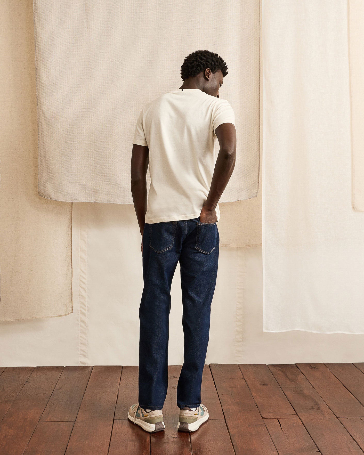 faguo-straight-jean-droit-denim-brut-bleu-fonc image 5