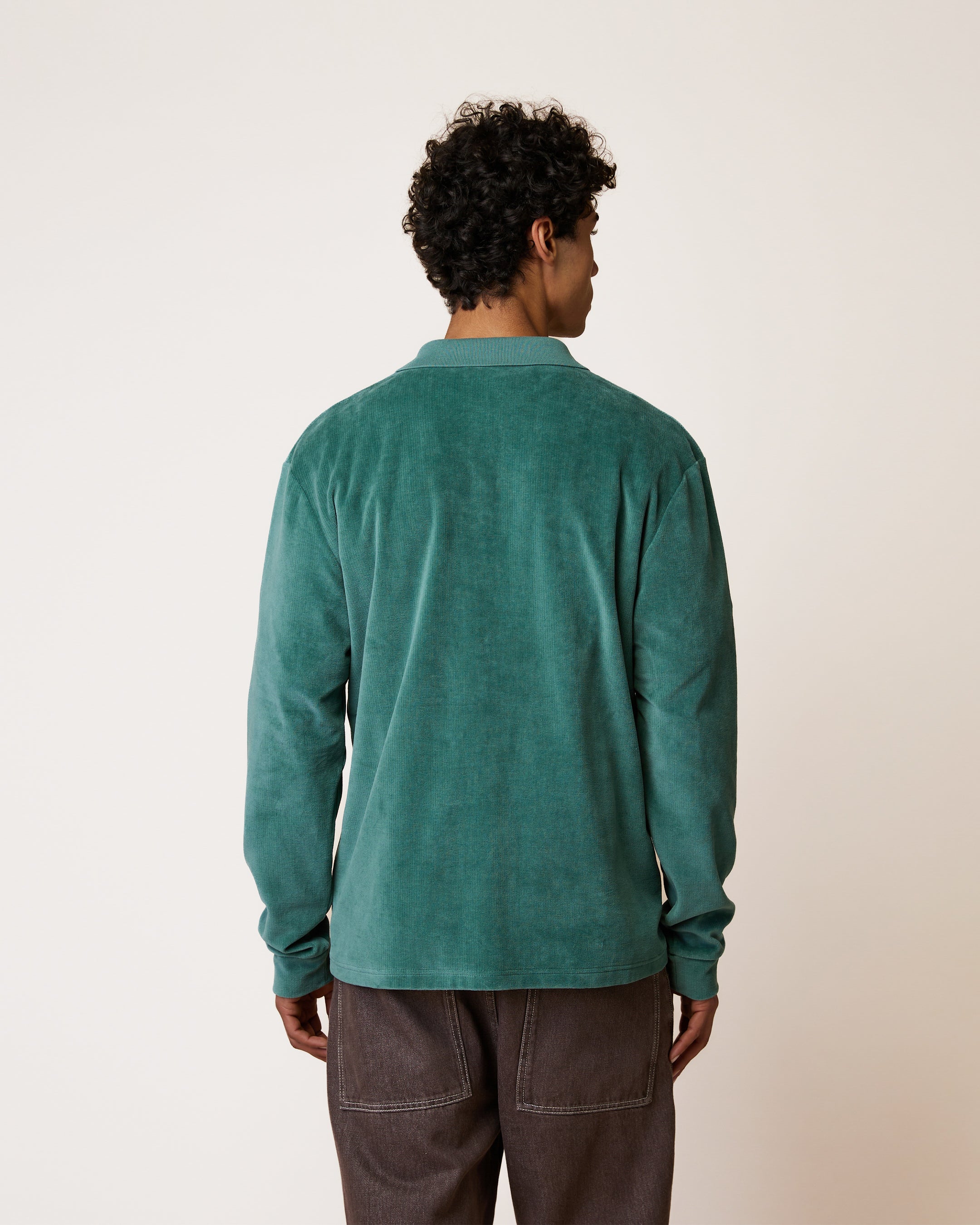 faguo-devois-polo-manches-longues-vert-coton-bio image 6