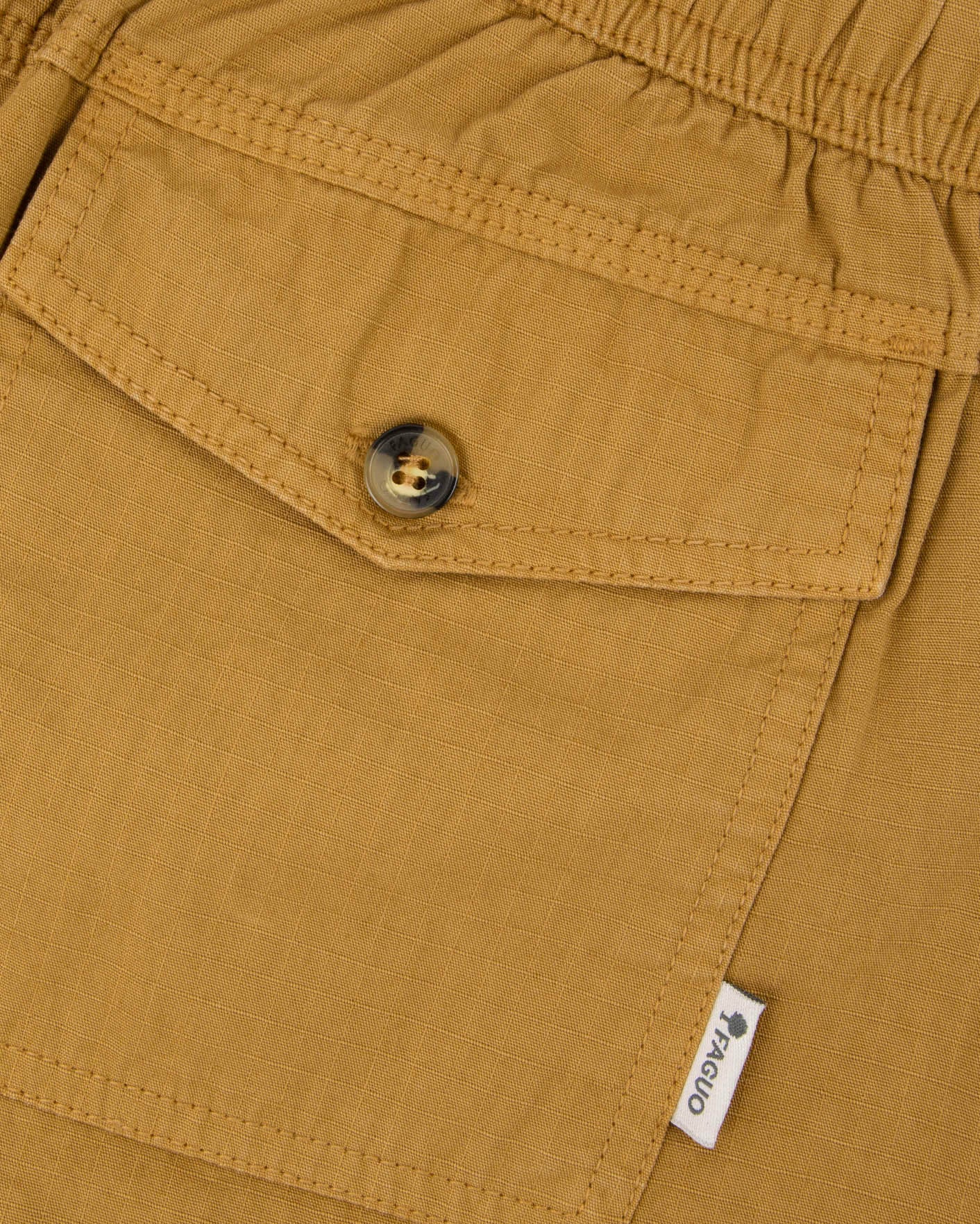 faguo-milly-short-beige-clair-ribstop-coton-homme image 4