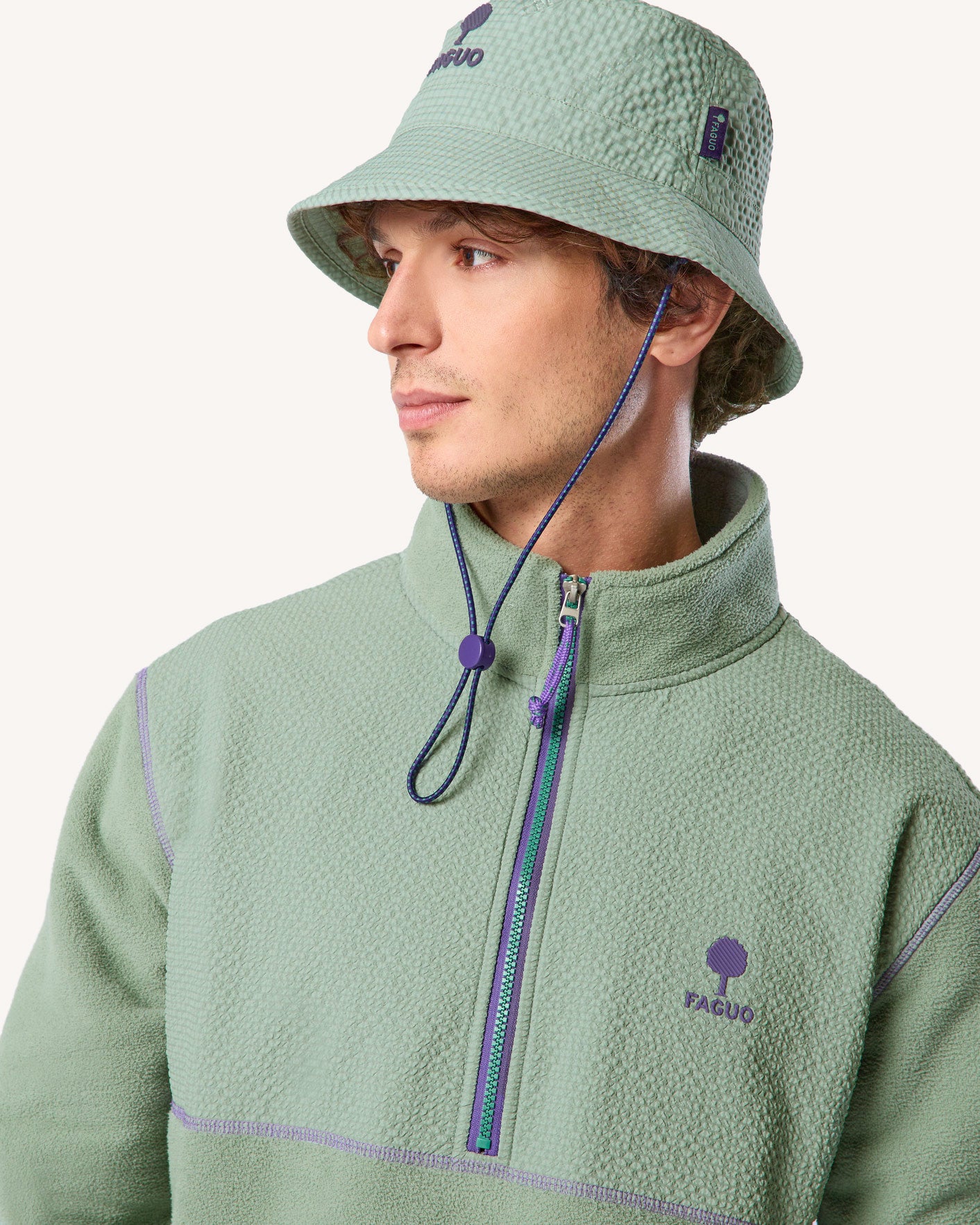 faguo-lioran-otd-polaire-zipp-e-homme-vert-clair image 3