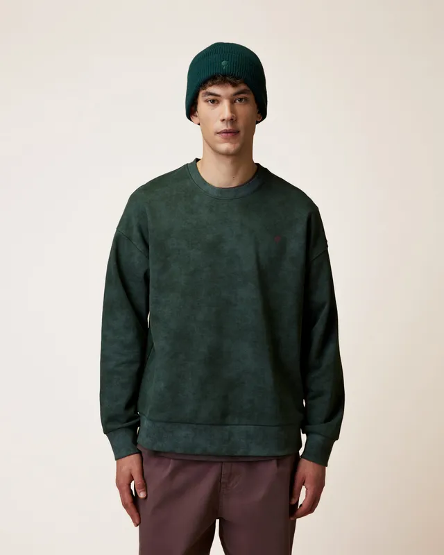 faguo-fango-sweat-vert-fonc-recycl-loose image 1