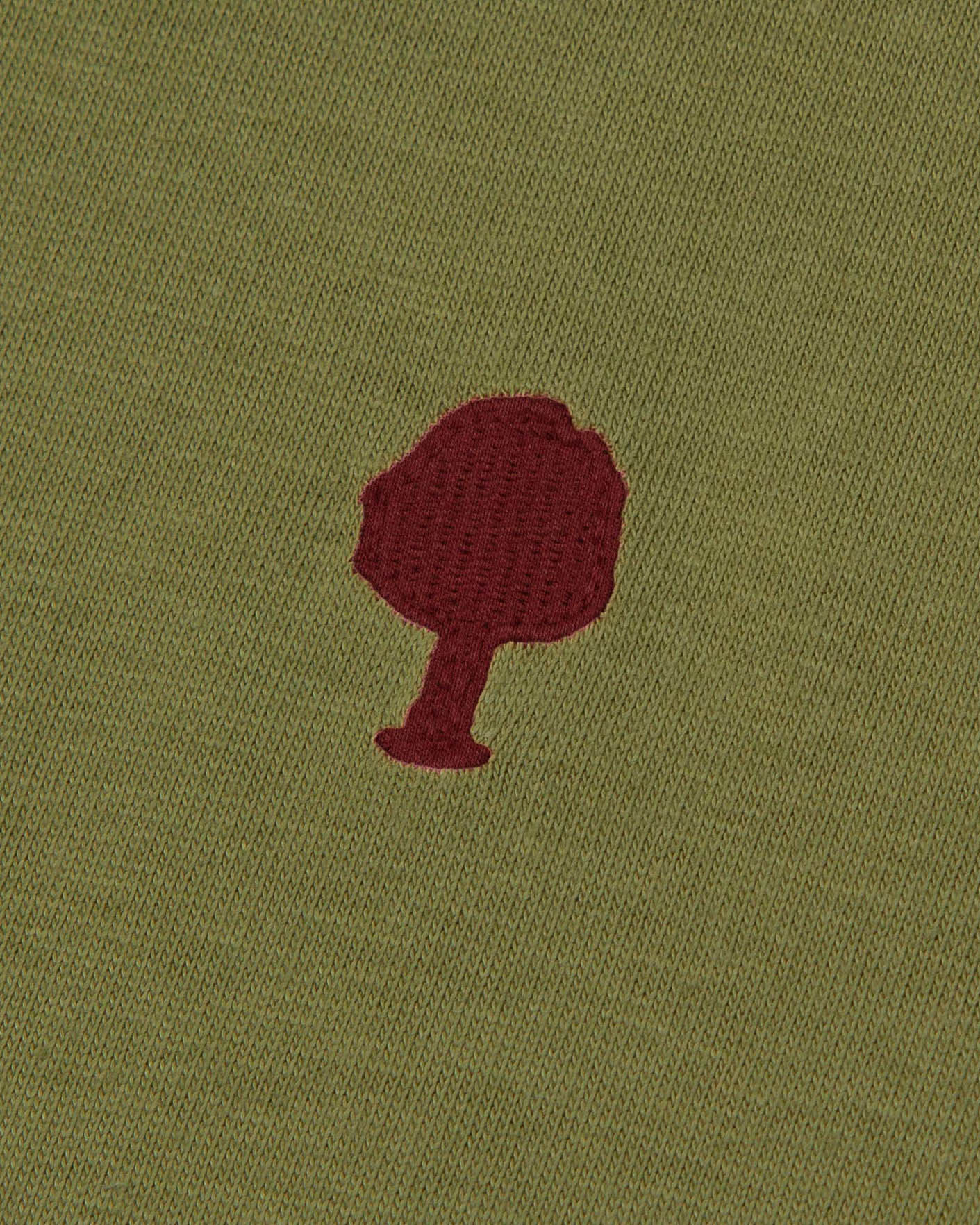 faguo-arcy-t-shirt-vert-olive-coton image 4