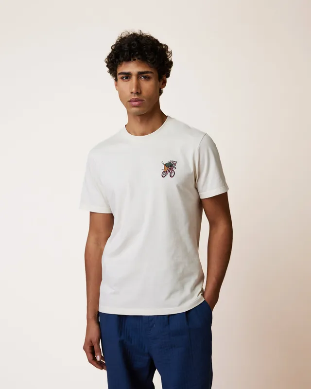 faguo-arcy-t-shirt-brod-cru-coton-recycl-homme image 1