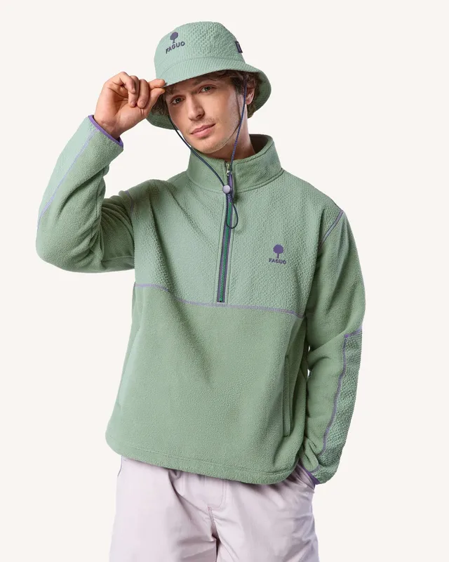faguo-lioran-otd-polaire-zipp-e-homme-vert-clair image 1