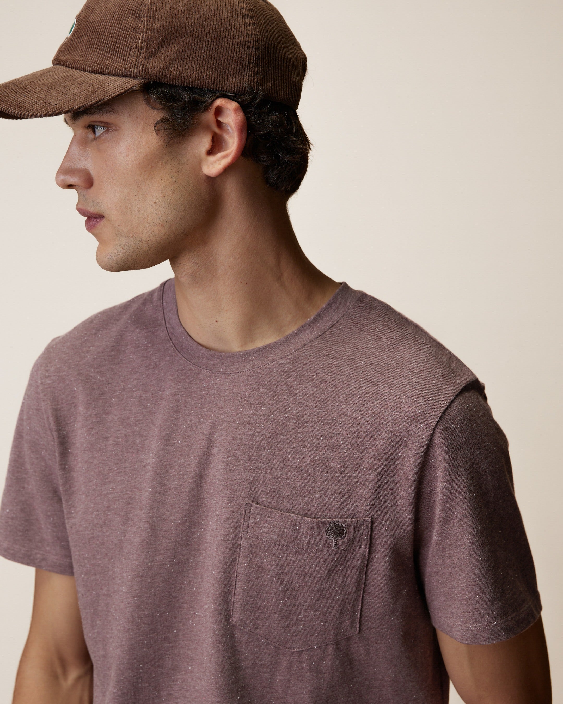 faguo-olonne-t-shirt-violet-gris-coton image 7