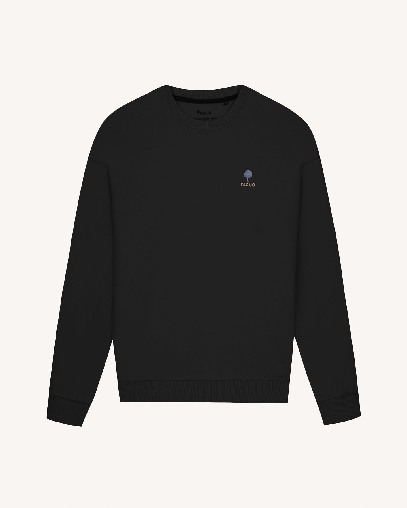 faguo-fango-sweat-col-rond-noir image 2