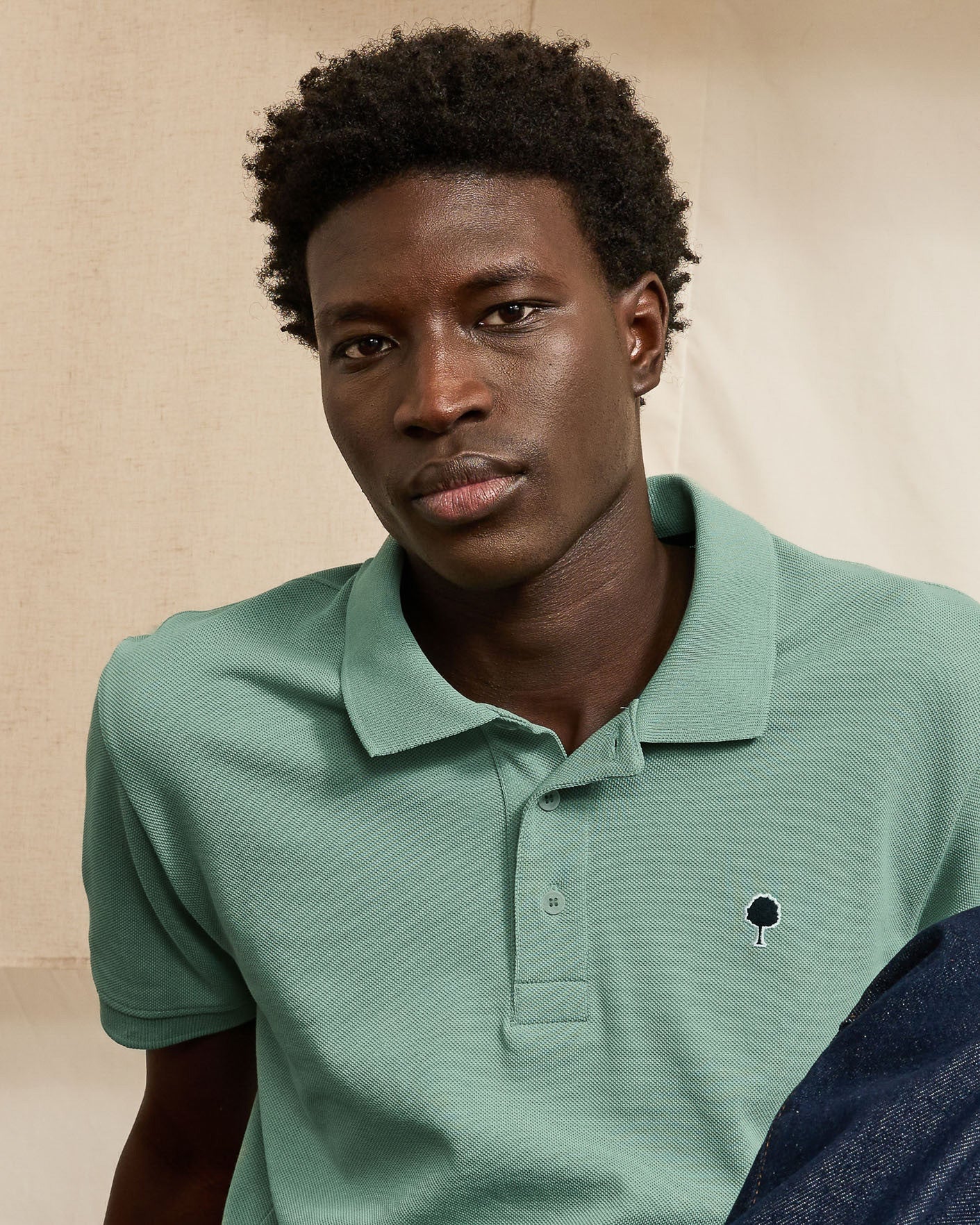 faguo-lumigny-polo-coton-vert-clair-homme image 3