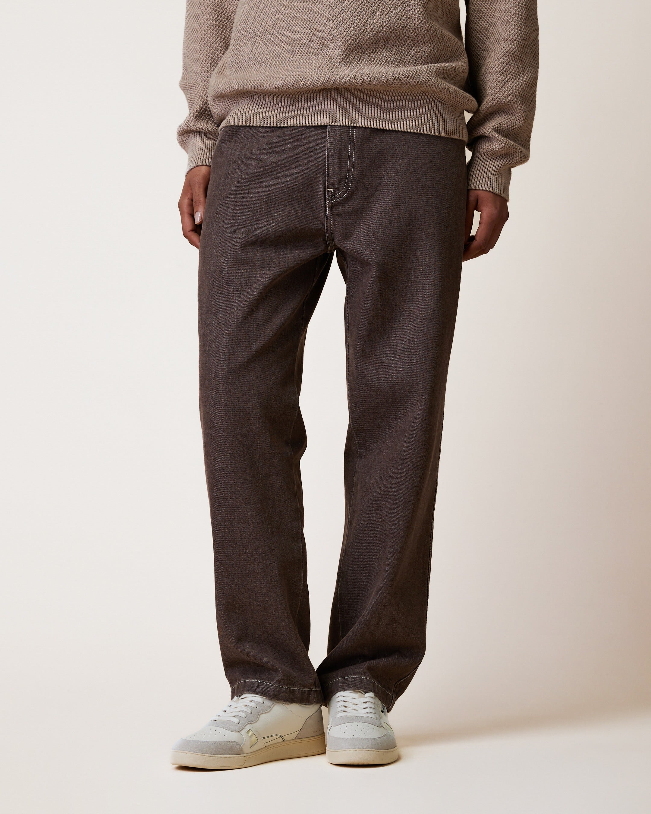 faguo-denim-loose-jean-chocolat-coton-recycl image 1