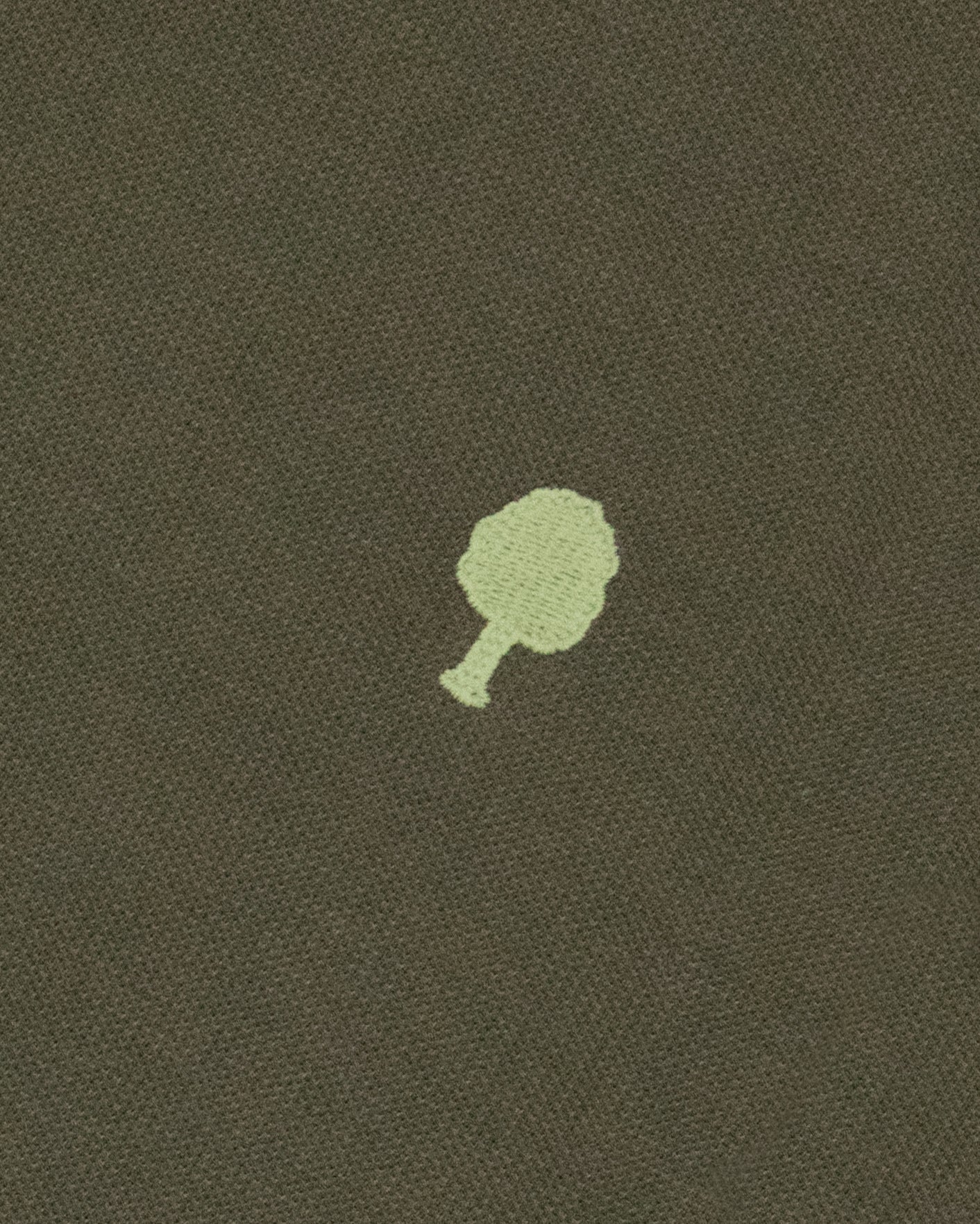 faguo-bailly-t-shirt-manches-longues-kaki-coton-recycl image 2