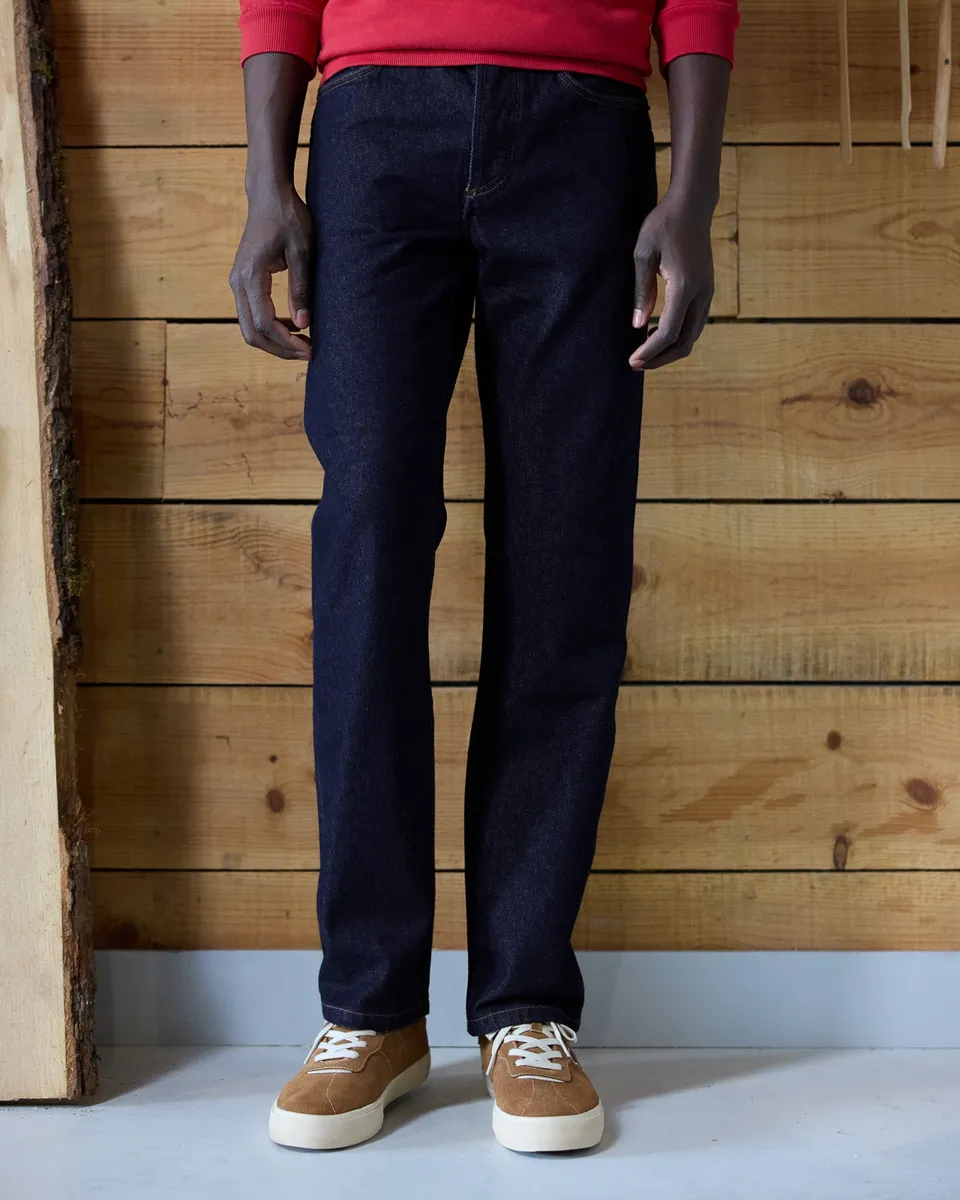 faguo-jean-straight-bleu-coton-recycl image 1