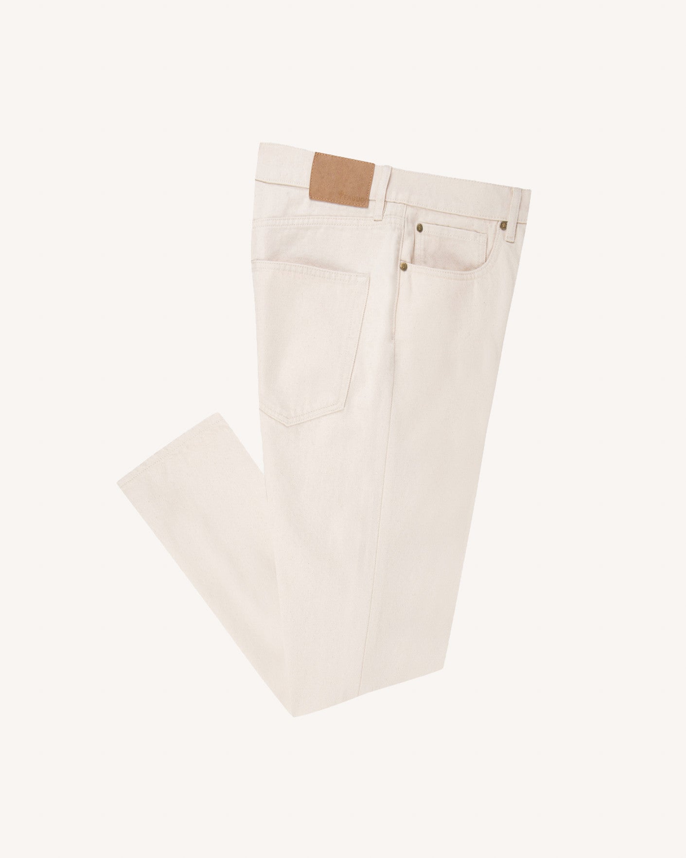 faguo-jean-denim-tapered-cru-coton-bio-homme image 2