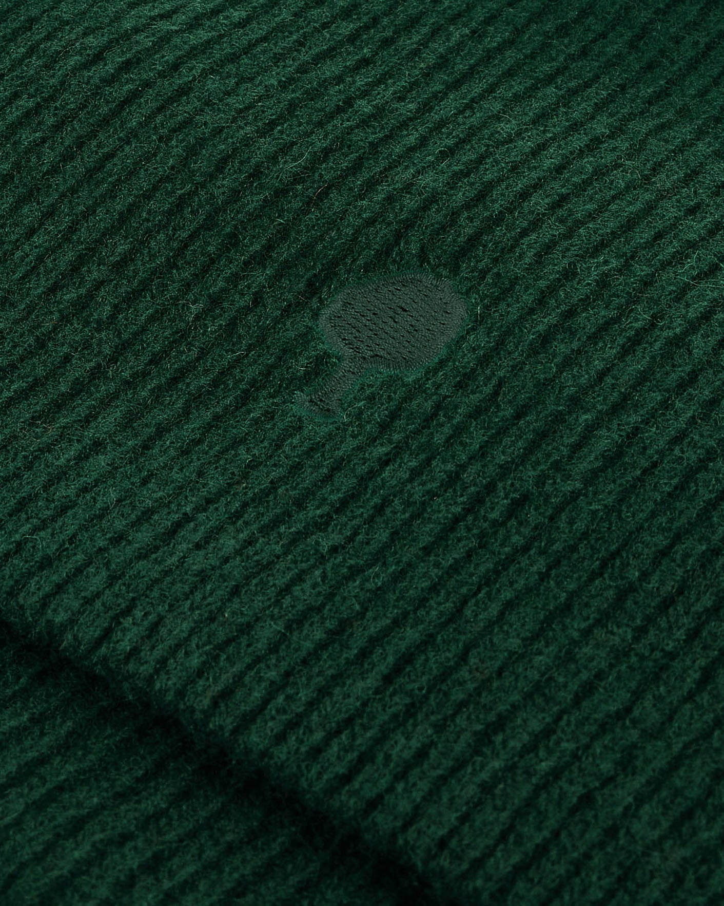 faguo-bonnet-en-laine-vert-sapin-maille-3d image 4
