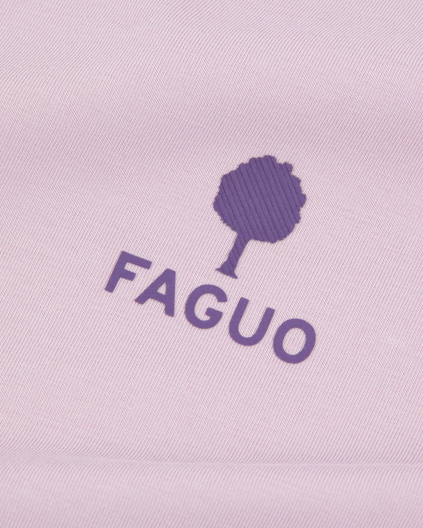 faguo-lugny-t-shirt-oversize-rose-gris-imprim image 4