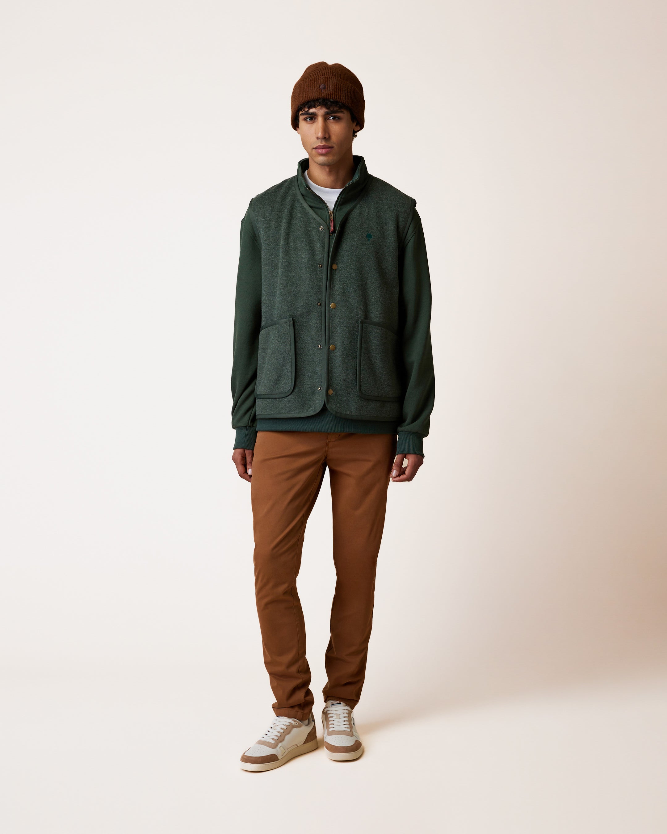 faguo-brix-chino-camel-fusel-coton-bio-stretch image 3