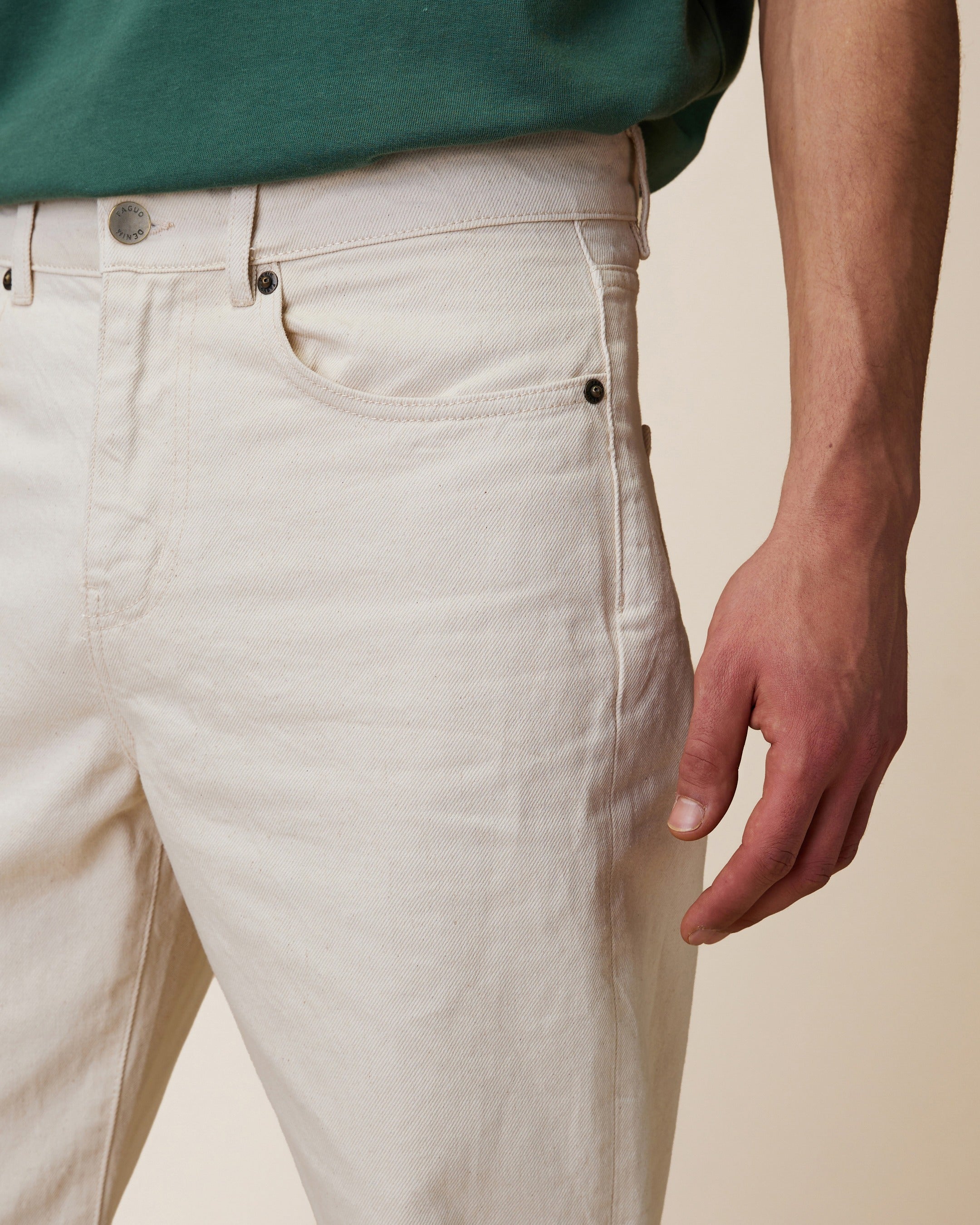 faguo-denim-tapered-jean-tapered-cru-coton-recycl image 8
