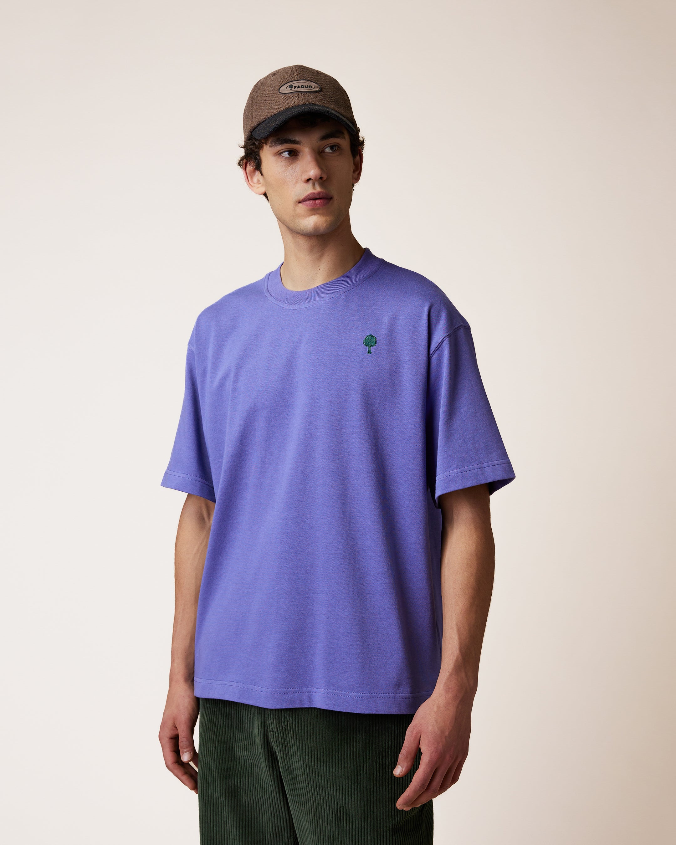 faguo-yellowstone-t-shirt-oversize-imprim-violet image 1