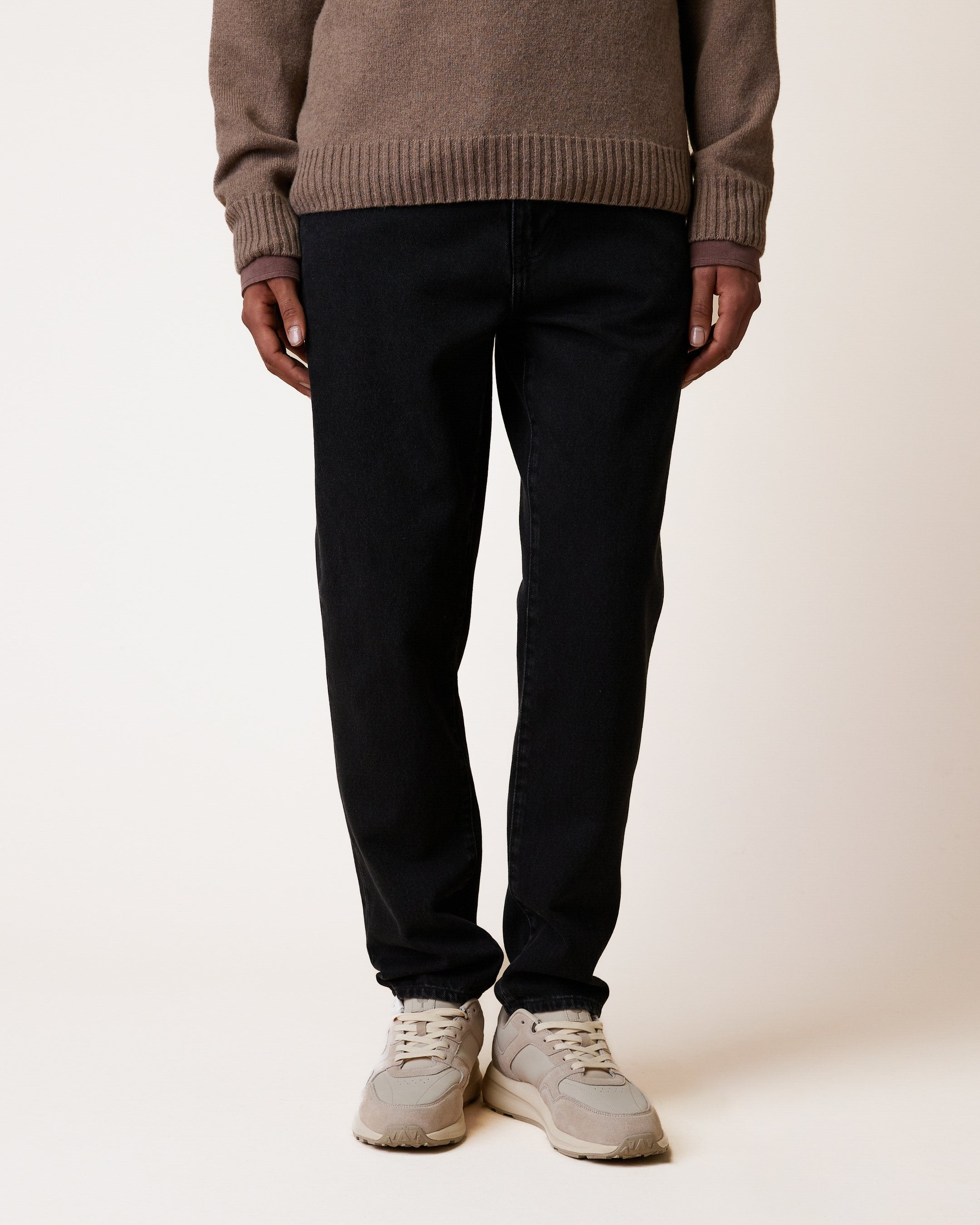 faguo-denim-tapered-jean-tapered-noir-coton-recycl image 1