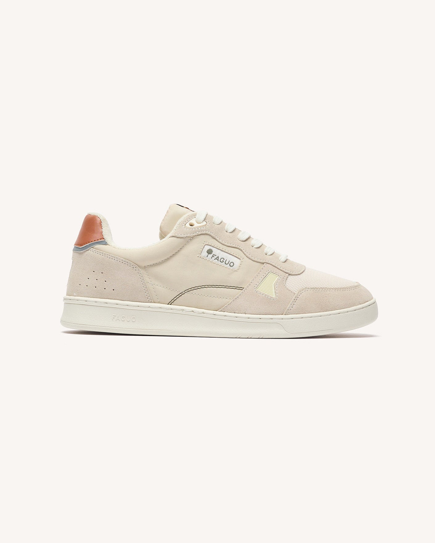 faguo-commute-1-baskets-beige-et-rouille image 1