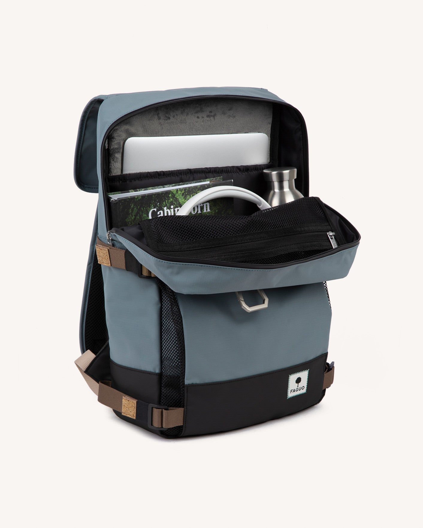 faguo-commuter-2-0-sac-dos-bleu-gris-v-lo-urbain image 4