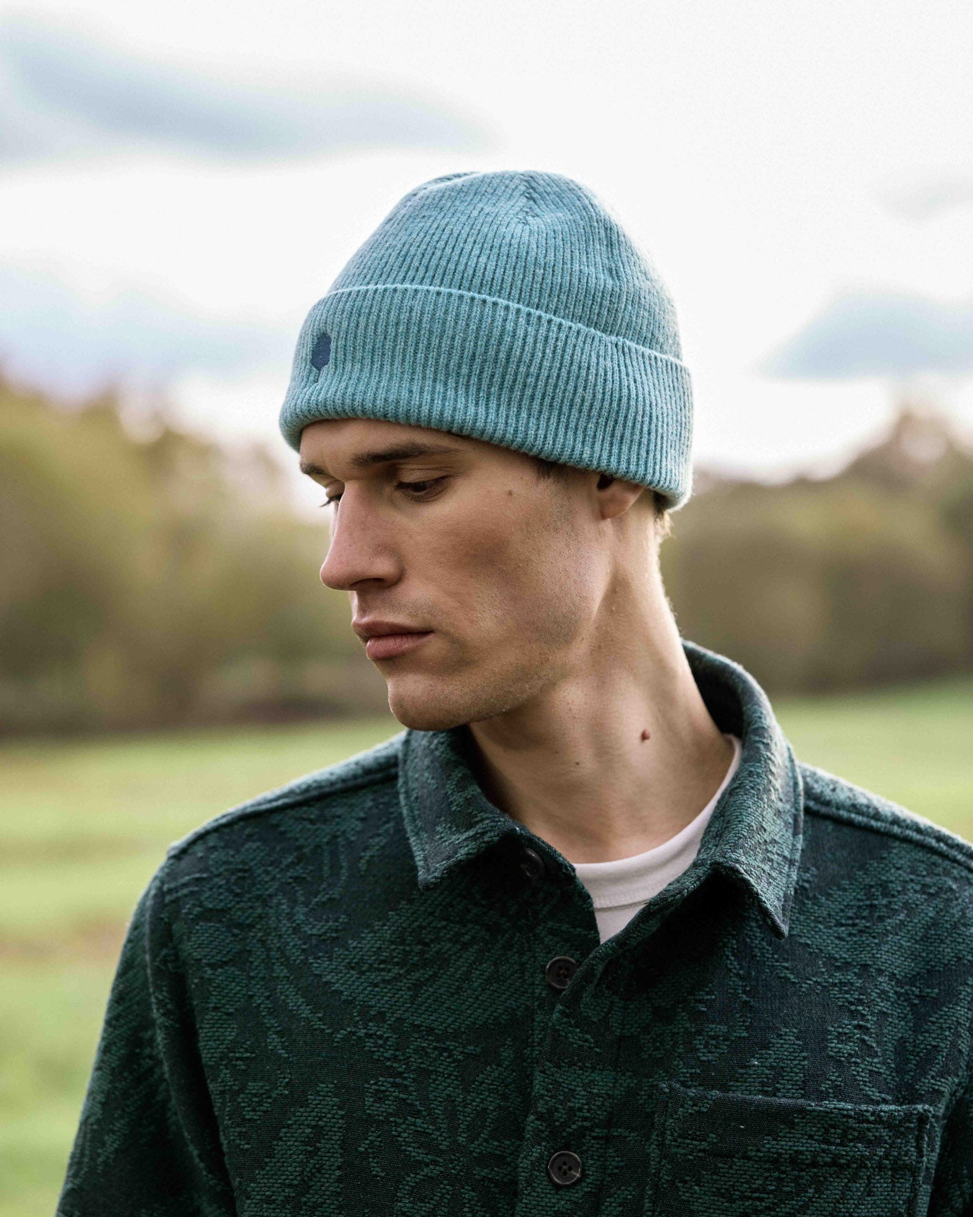 faguo-bonnet-en-laine-bleu-gris-maille-3d-z-ro-d-chet image 3