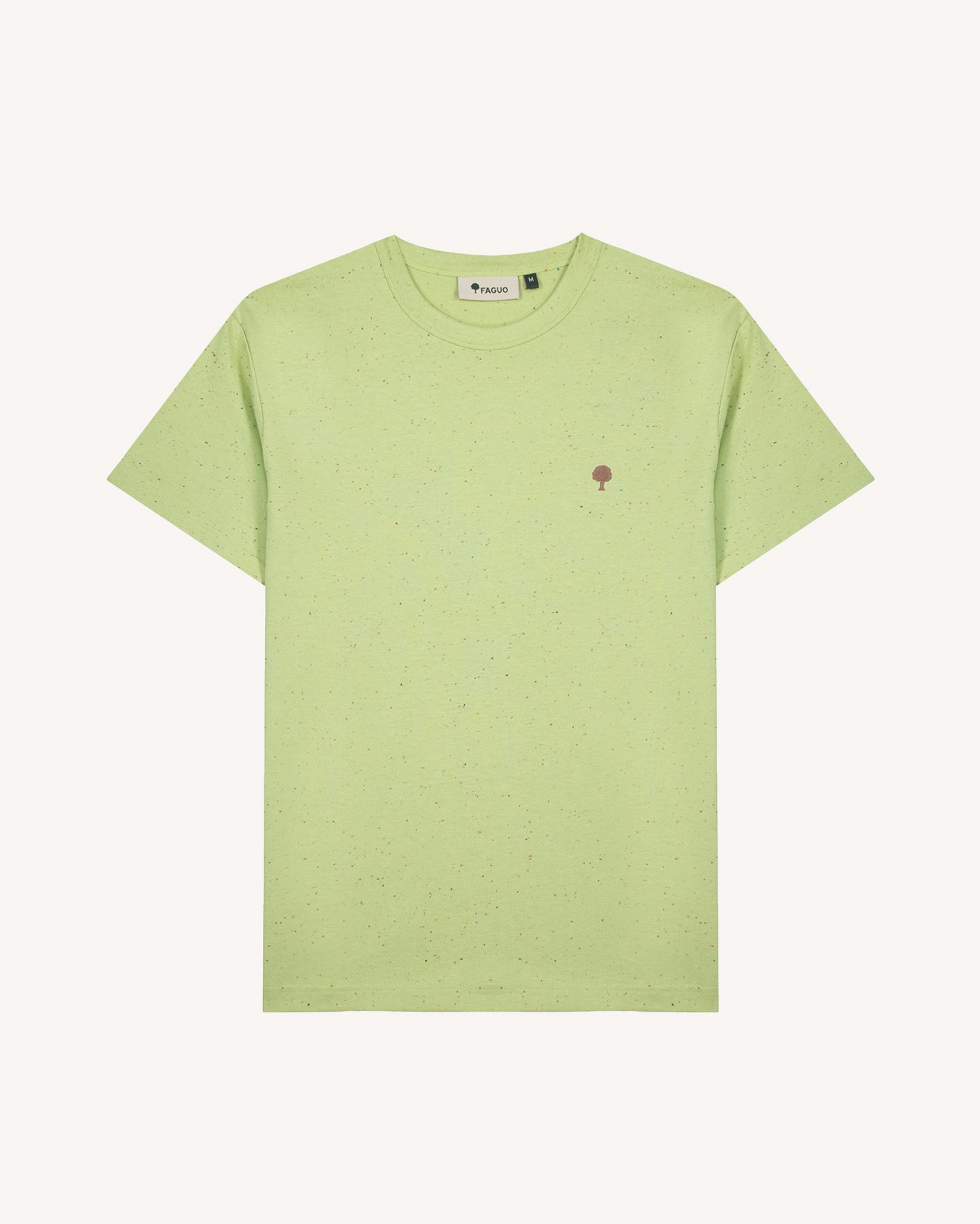 faguo-lugny-t-shirt-large-vert-anis-coton-recycl-jersey-lourd image 2