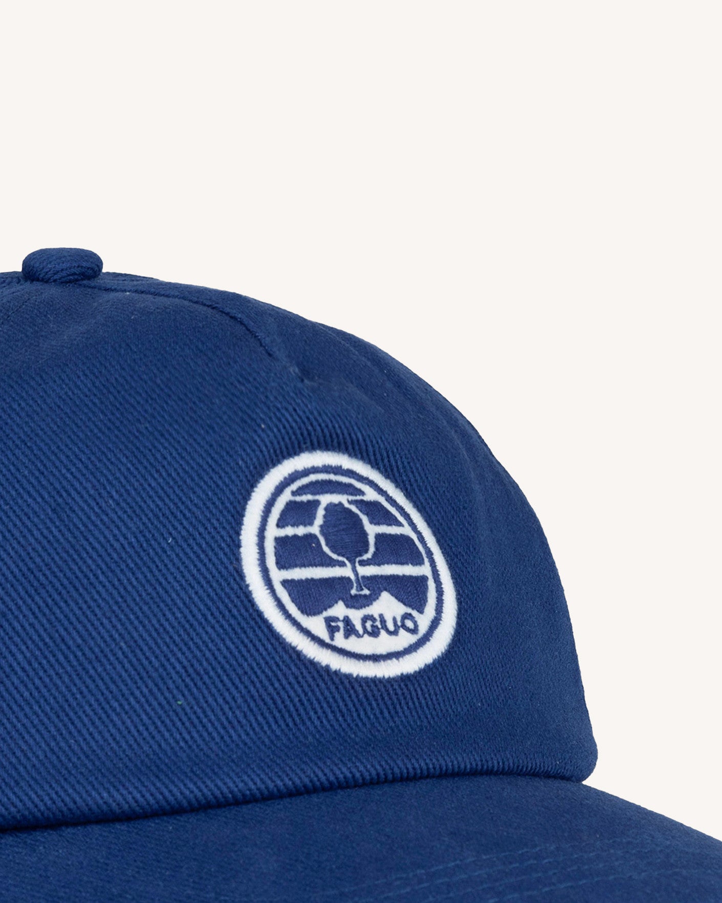 faguo-retro-cap-casquette-bleu-marine-5-pans image 4