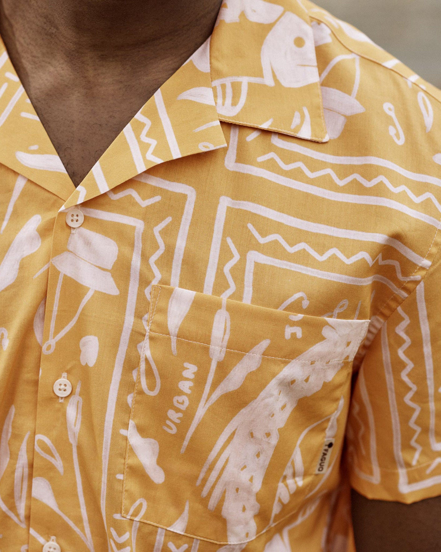faguo-paiolive-chemisette-manches-courtes-ocre-bandana image 5