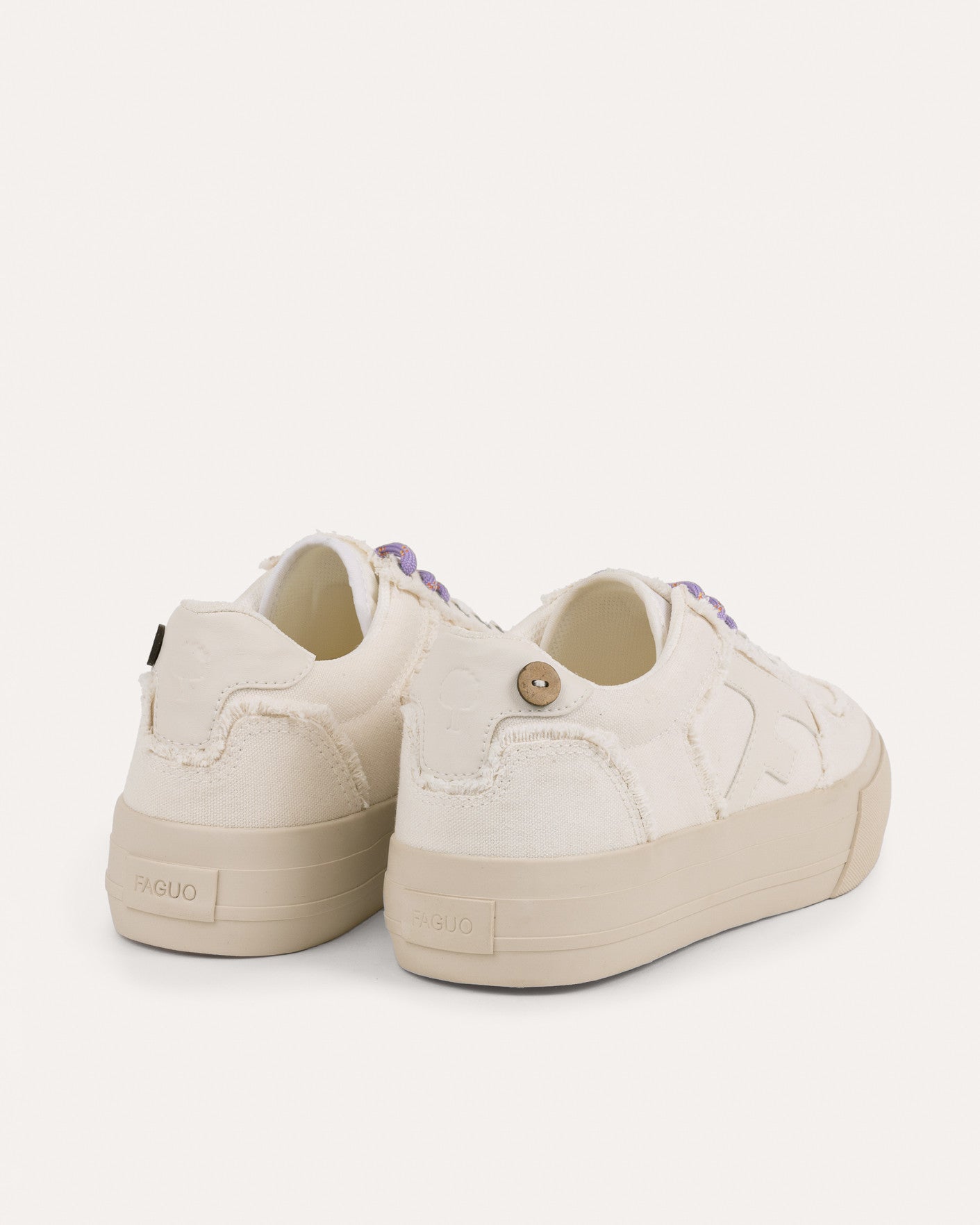 faguo-walnut-platform-baskets-toile-blanches-compens-es-4-cm-femme image 5