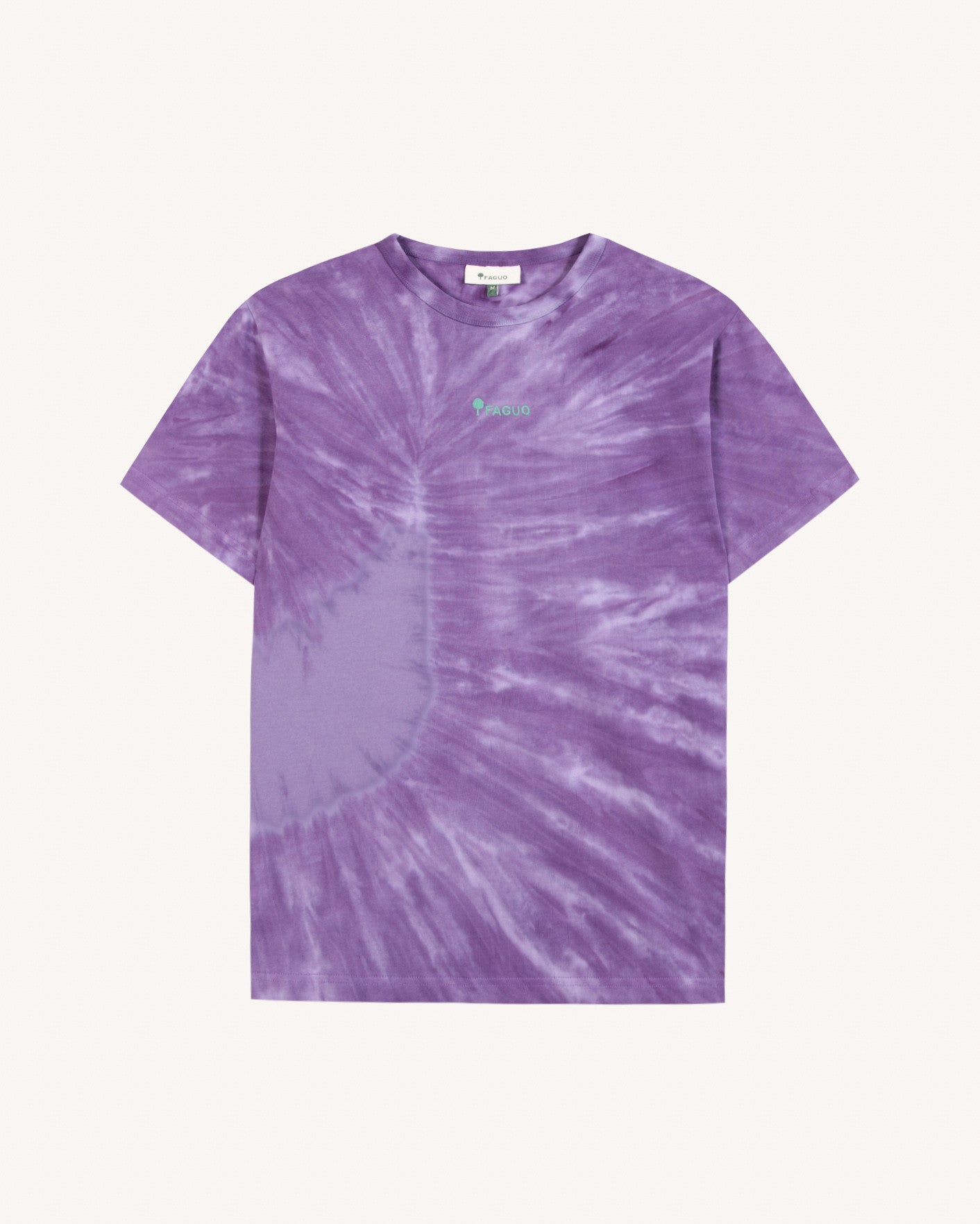 faguo-lugny-t-shirt-oversize-violet-tie-and-dye-homme image 2