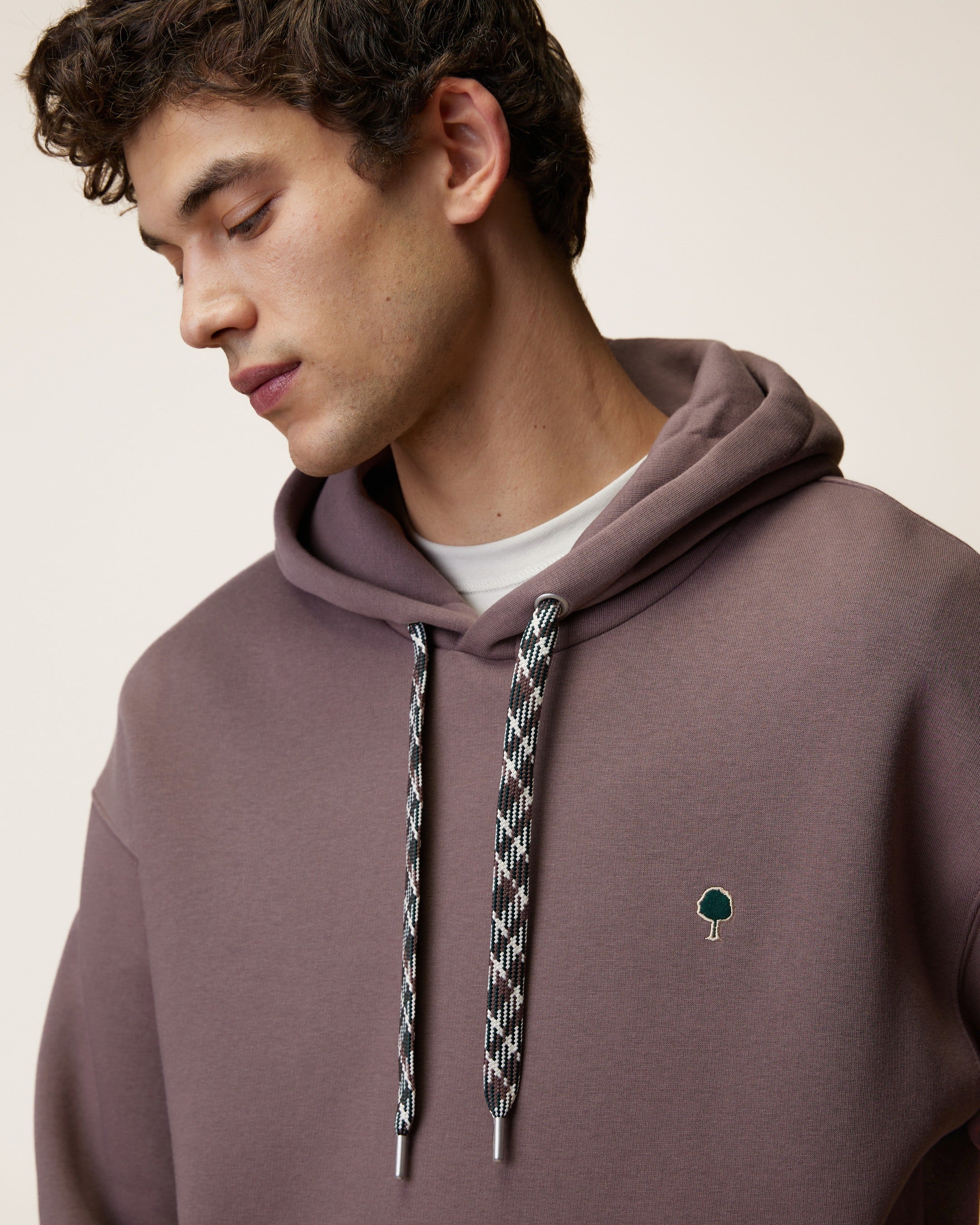faguo-dirac-os-sweat-capuche-violet-gris image 4