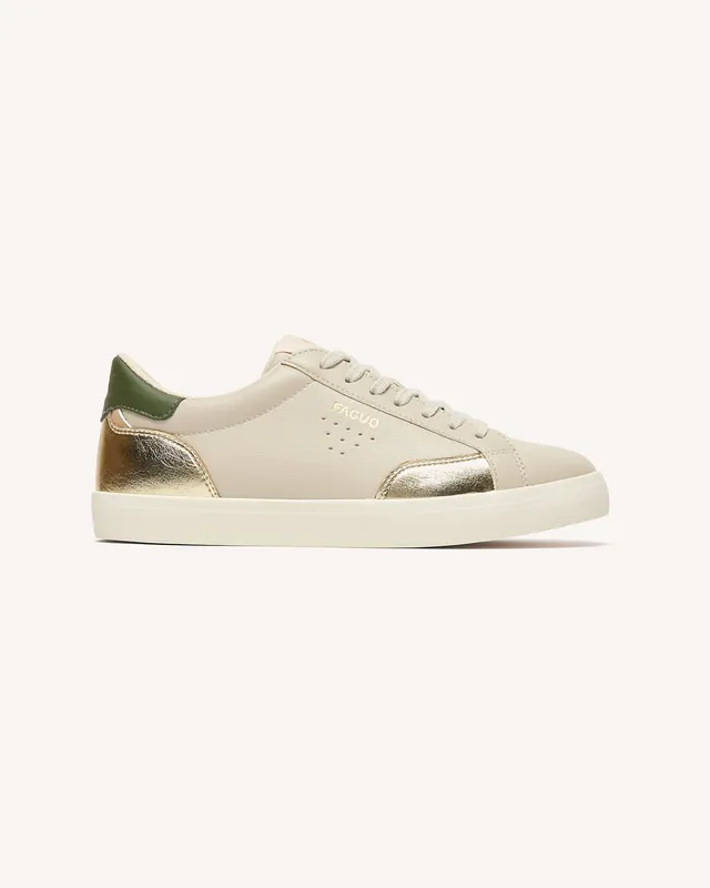 faguo-juniper-tennis-basses-cru-et-dor-femme image 1