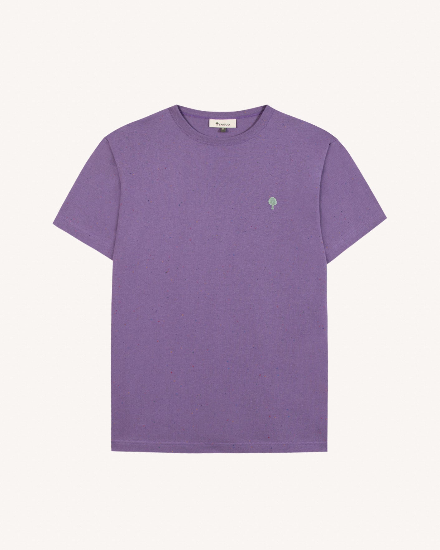 faguo-lugny-t-shirt-oversize-violet-chin-coton-bio-homme image 2
