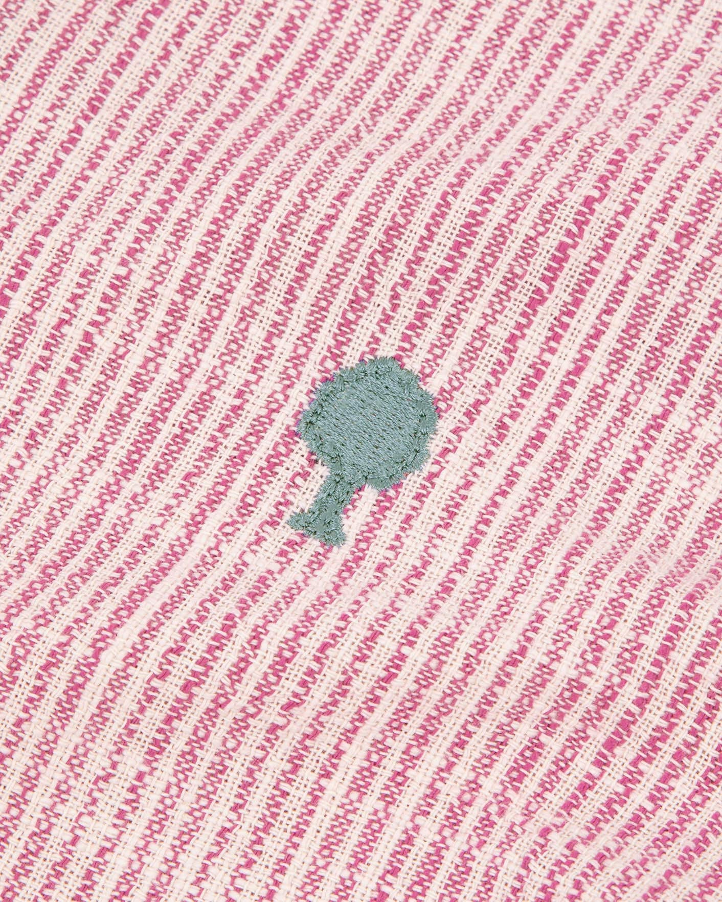 faguo-iraty-chemise-ray-e-cru-et-rose-coupe-droite-homme image 4
