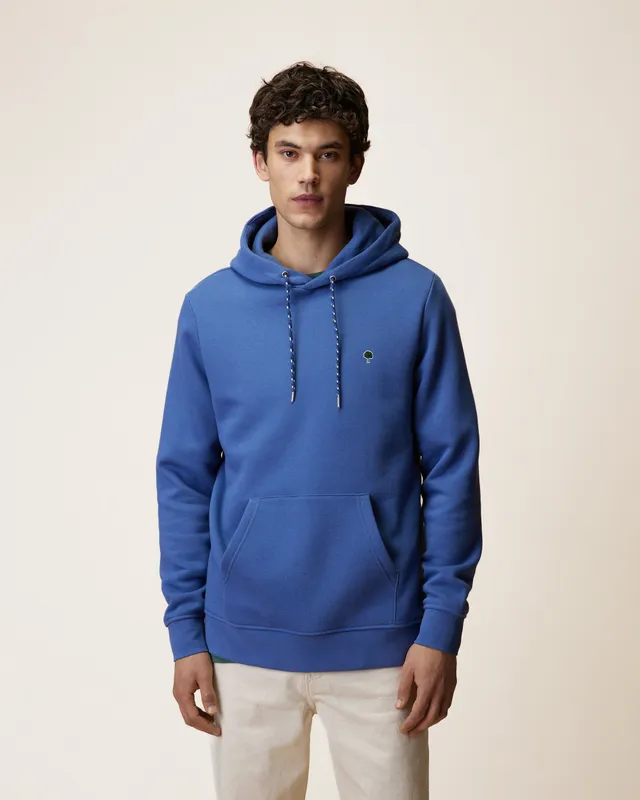 faguo-sweat-capuche-dirac-bleu-coton-recycl image 1