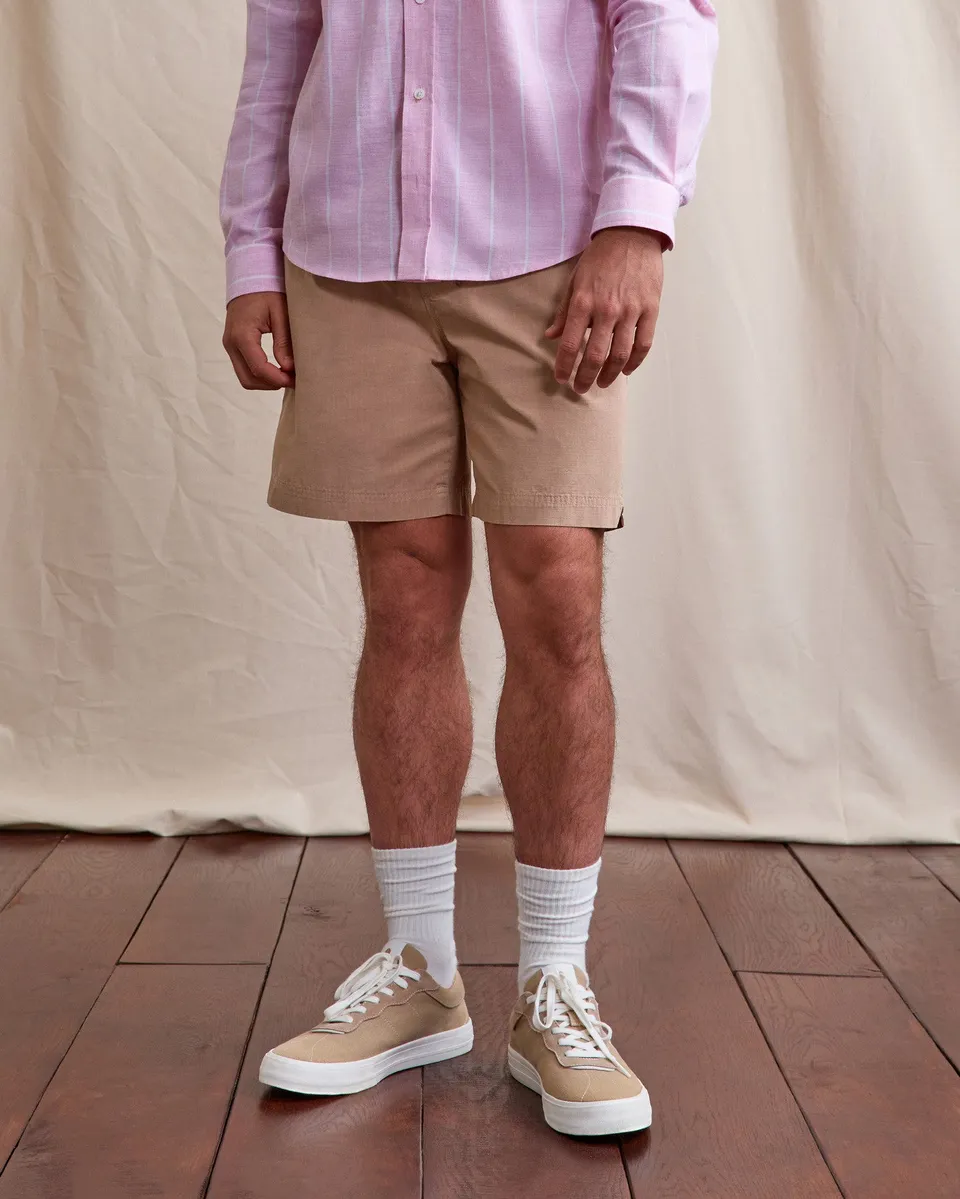 faguo-milly-short-taupe-coton-ribstop-homme image 1