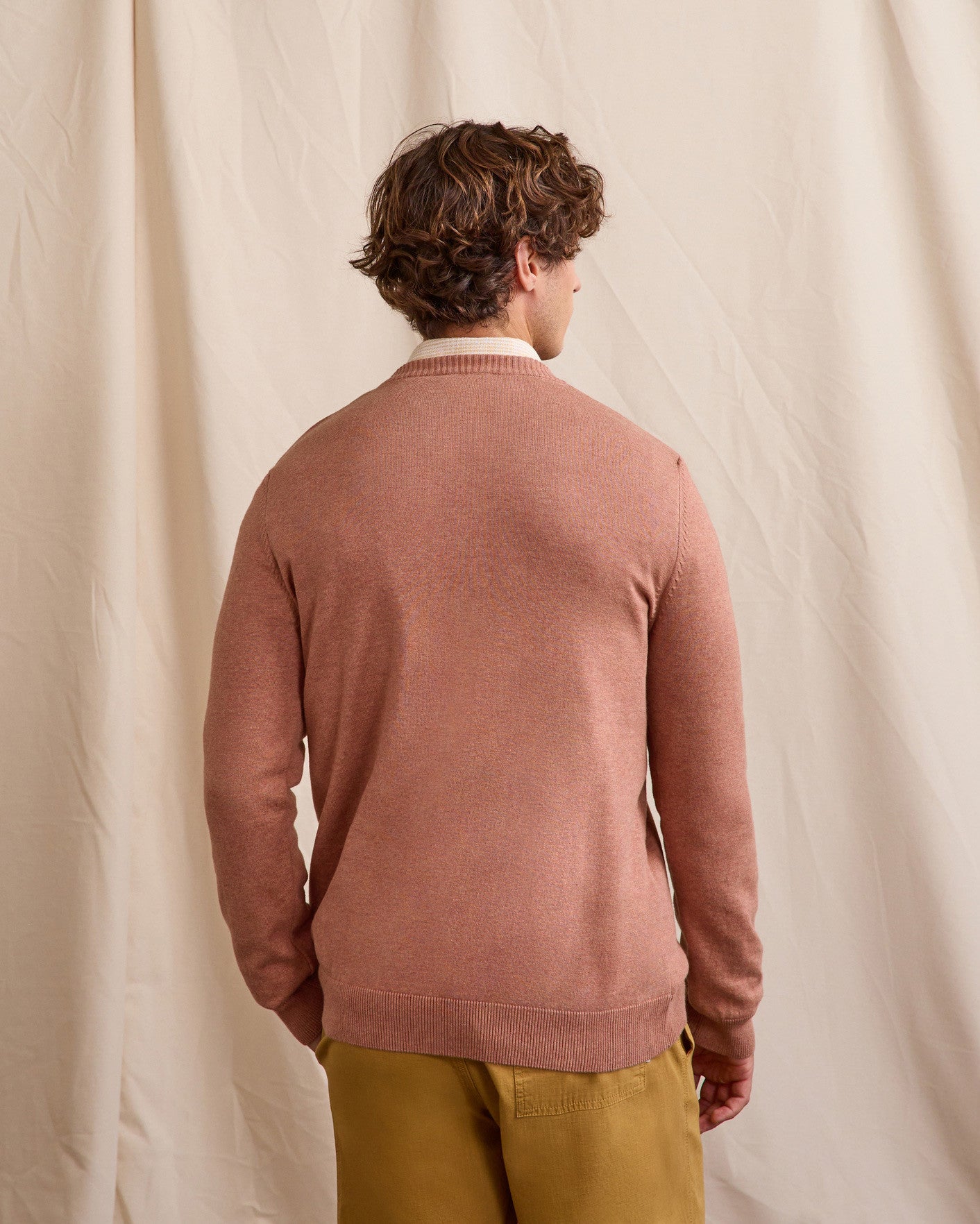 faguo-marly-pull-col-rond-homme-brique-clair-en-laine image 5
