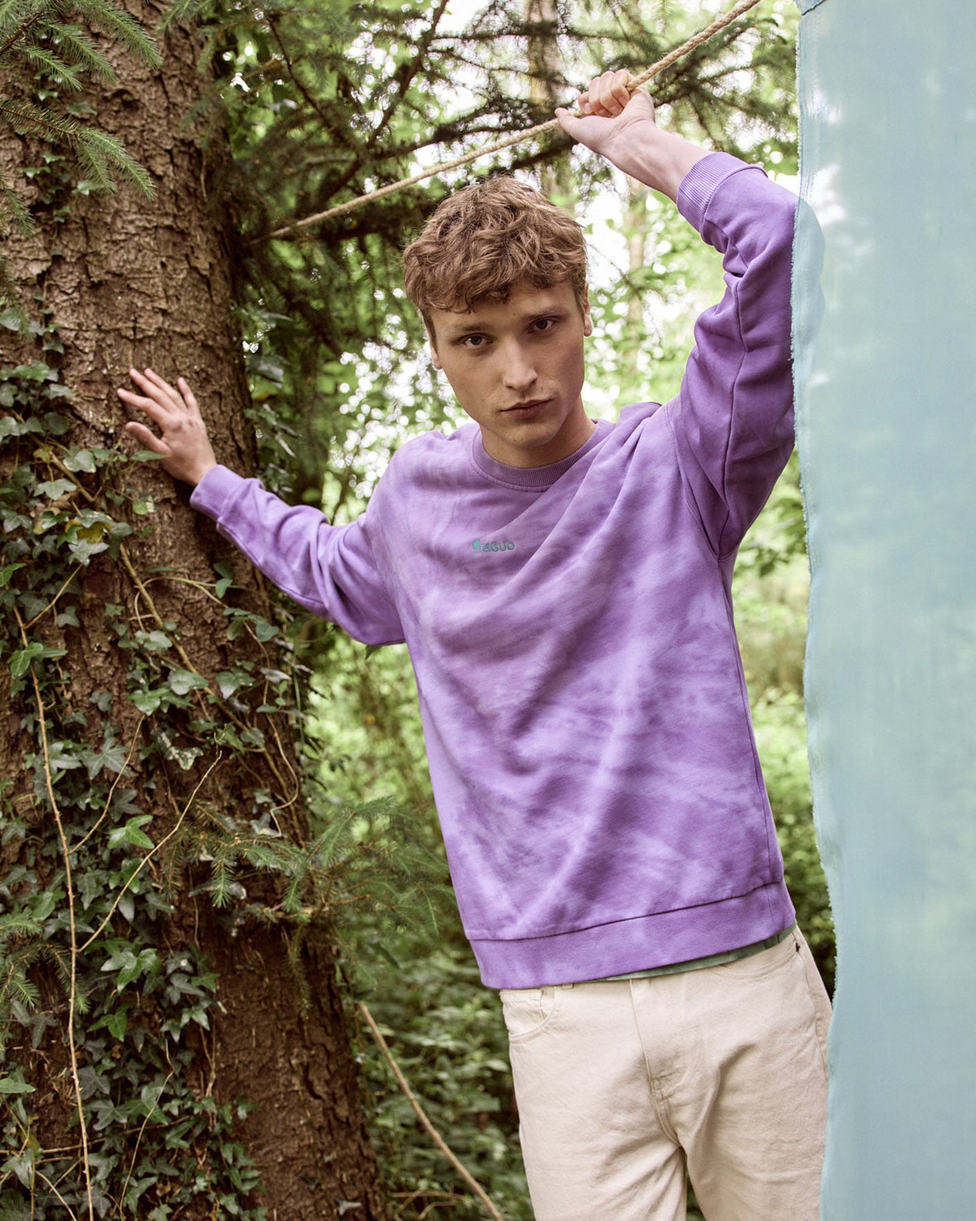faguo-fango-sweat-col-rond-violet-tie-and-dye image 6