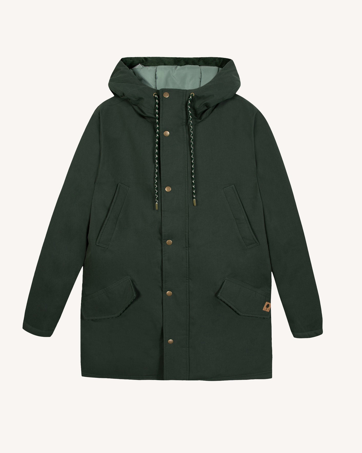 faguo-cheverny-parka-imperm-able-chaude-verte image 2