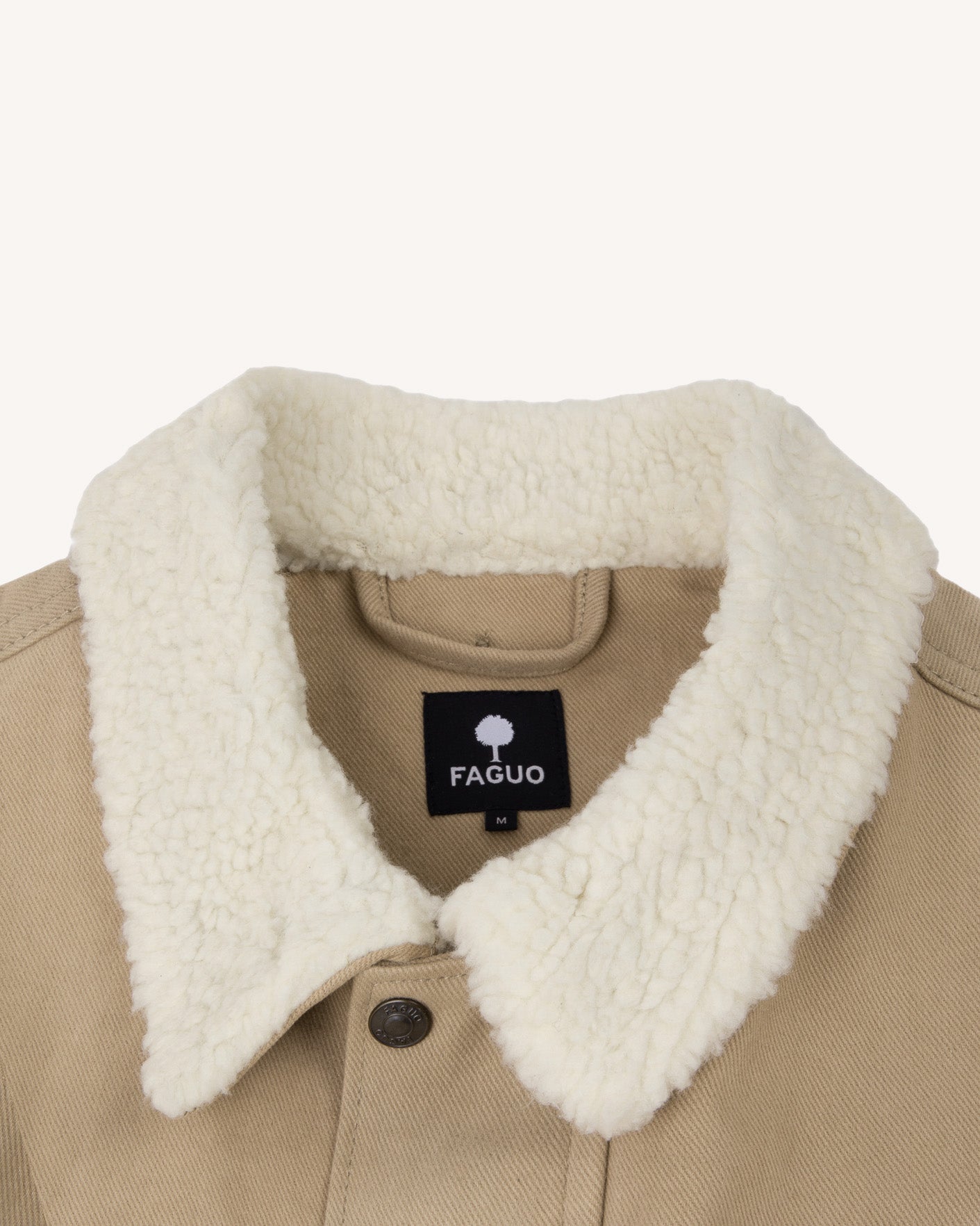 faguo-seillon-blouson-coton-beige-doubl-sherpa image 4