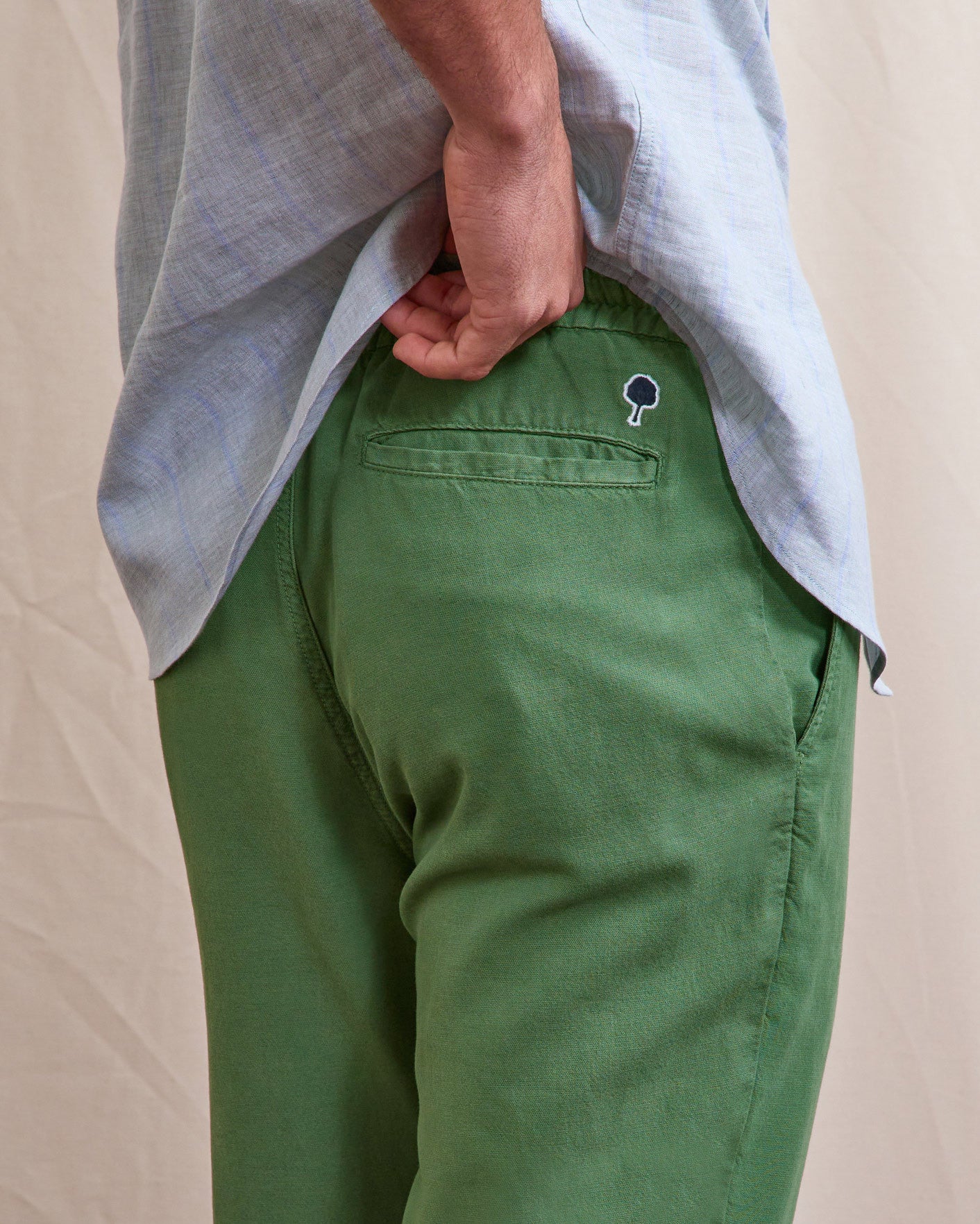 faguo-dreuille-pantalon-en-lin-vert-sapin image 3