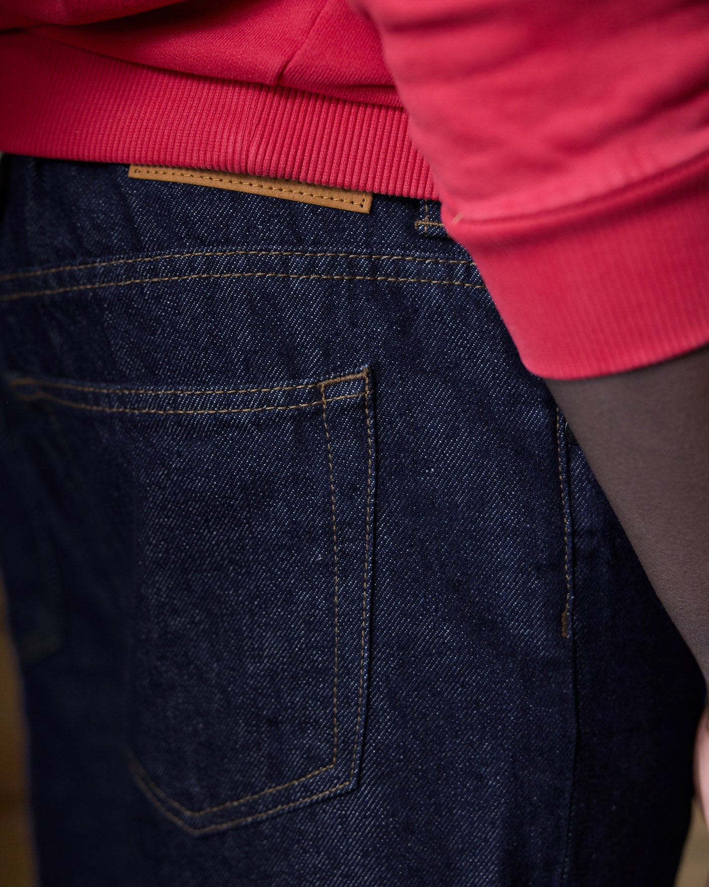 faguo-jean-straight-bleu-coton-recycl image 3