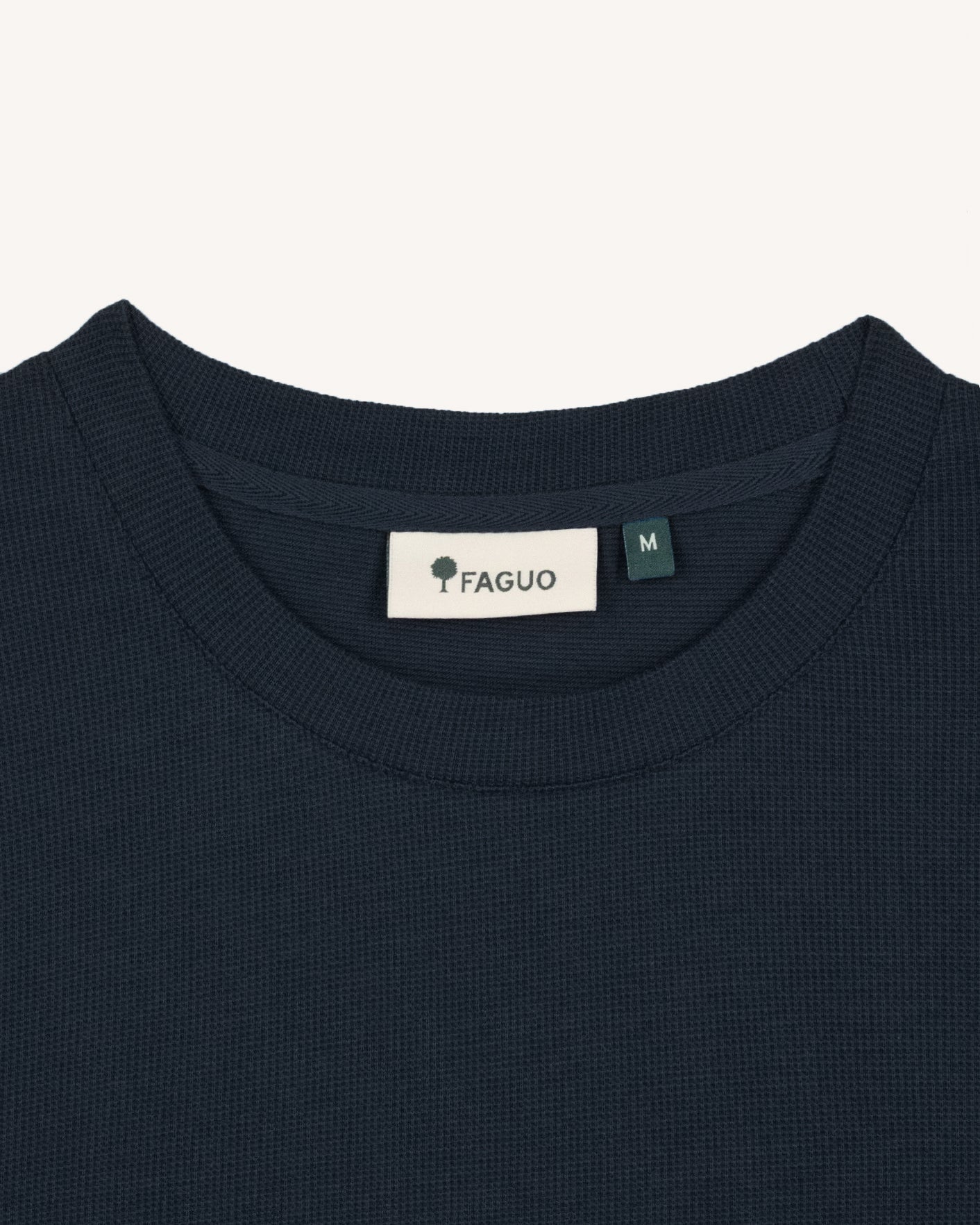faguo-bailly-t-shirt-manches-longues-bleu-coton-recycl image 4