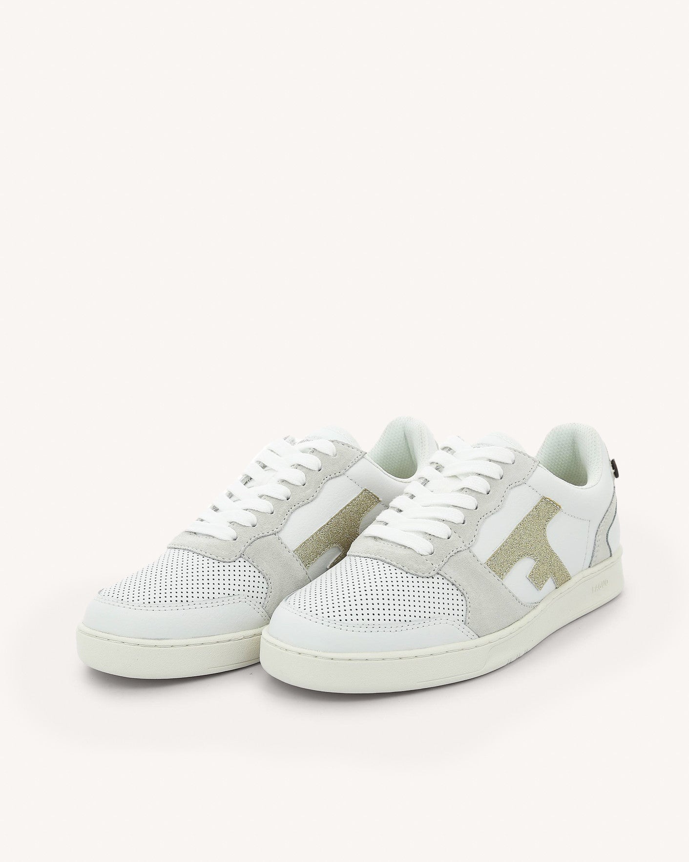 faguo-baskets-femme-hazel-blanches-et-dor-es-en-cuir image 4