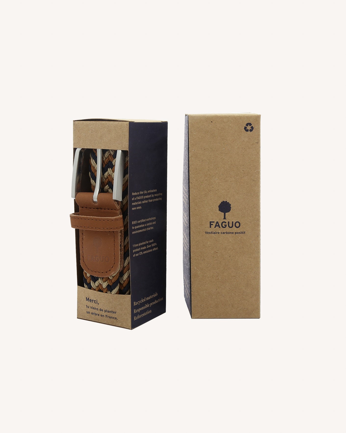 faguo-belt-ceinture-tress-e-bleu-marine-et-beige image 4