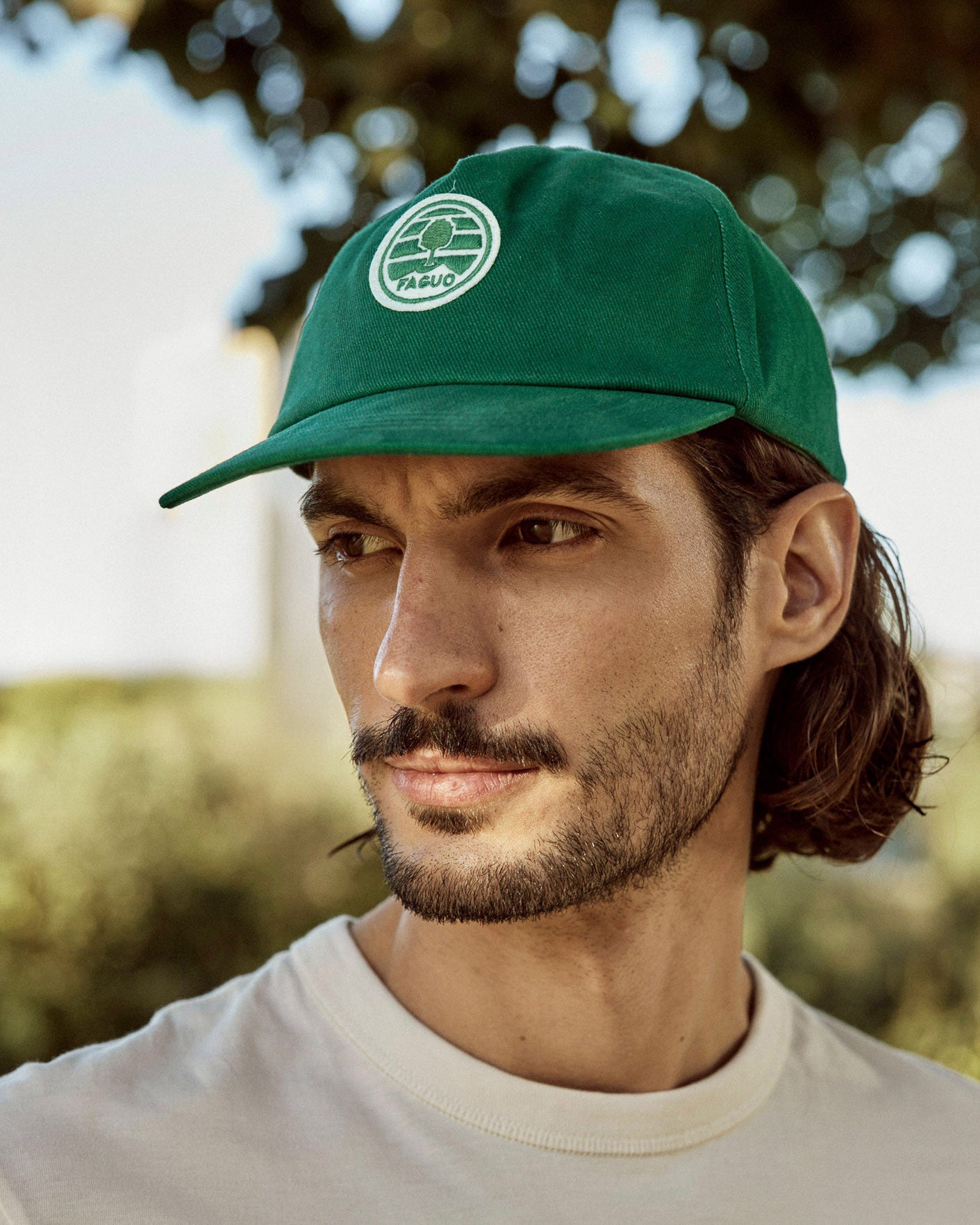 faguo-retro-cap-casquette-homme-verte image 3